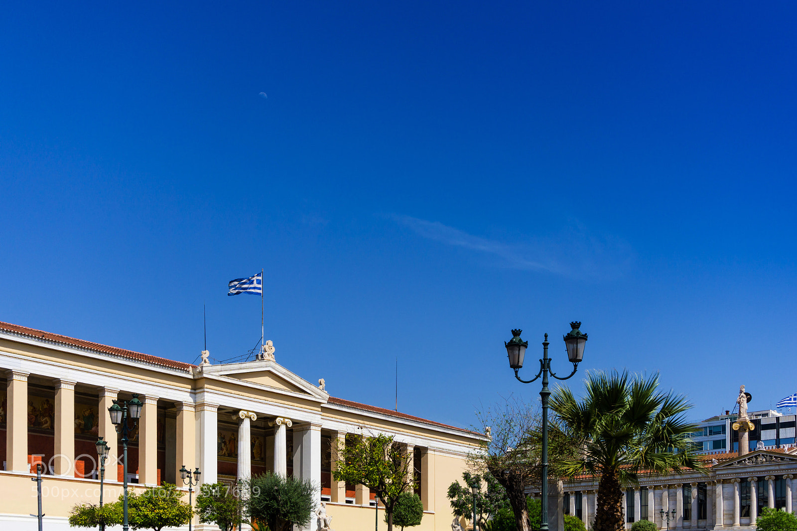 Sony a6000 sample photo. Flag of greece in photography