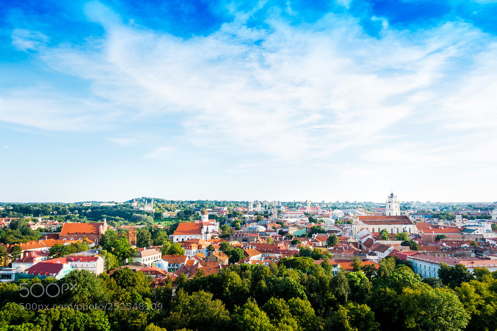 Sony Cyber-shot DSC-RX100 IV sample photo. Overlooking old town vilnius photography
