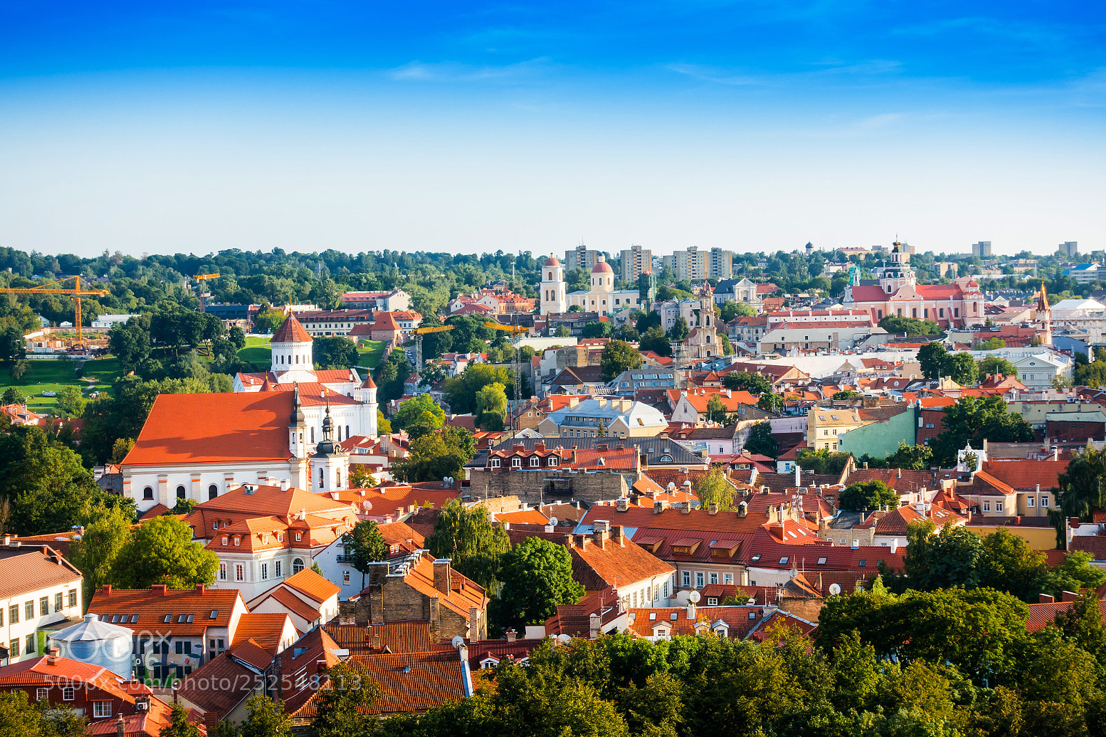 Sony Cyber-shot DSC-RX100 IV sample photo. Overlooking old town vilnius photography