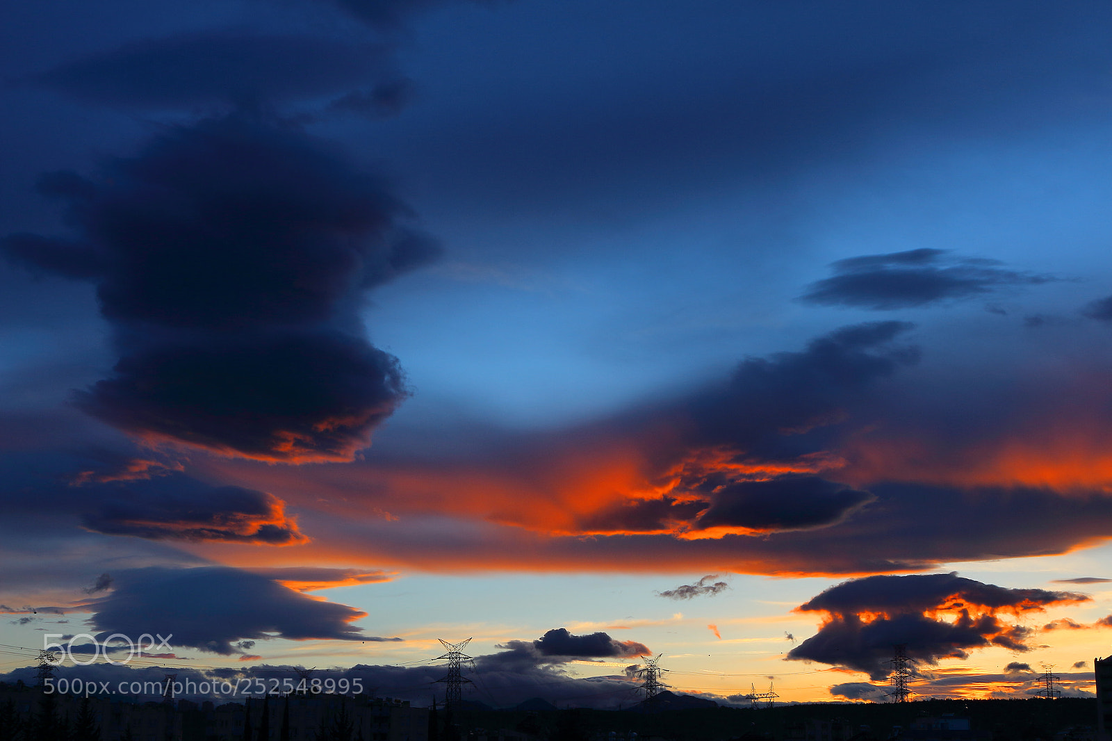 Canon EOS 700D (EOS Rebel T5i / EOS Kiss X7i) sample photo. Sunset with clouds photography