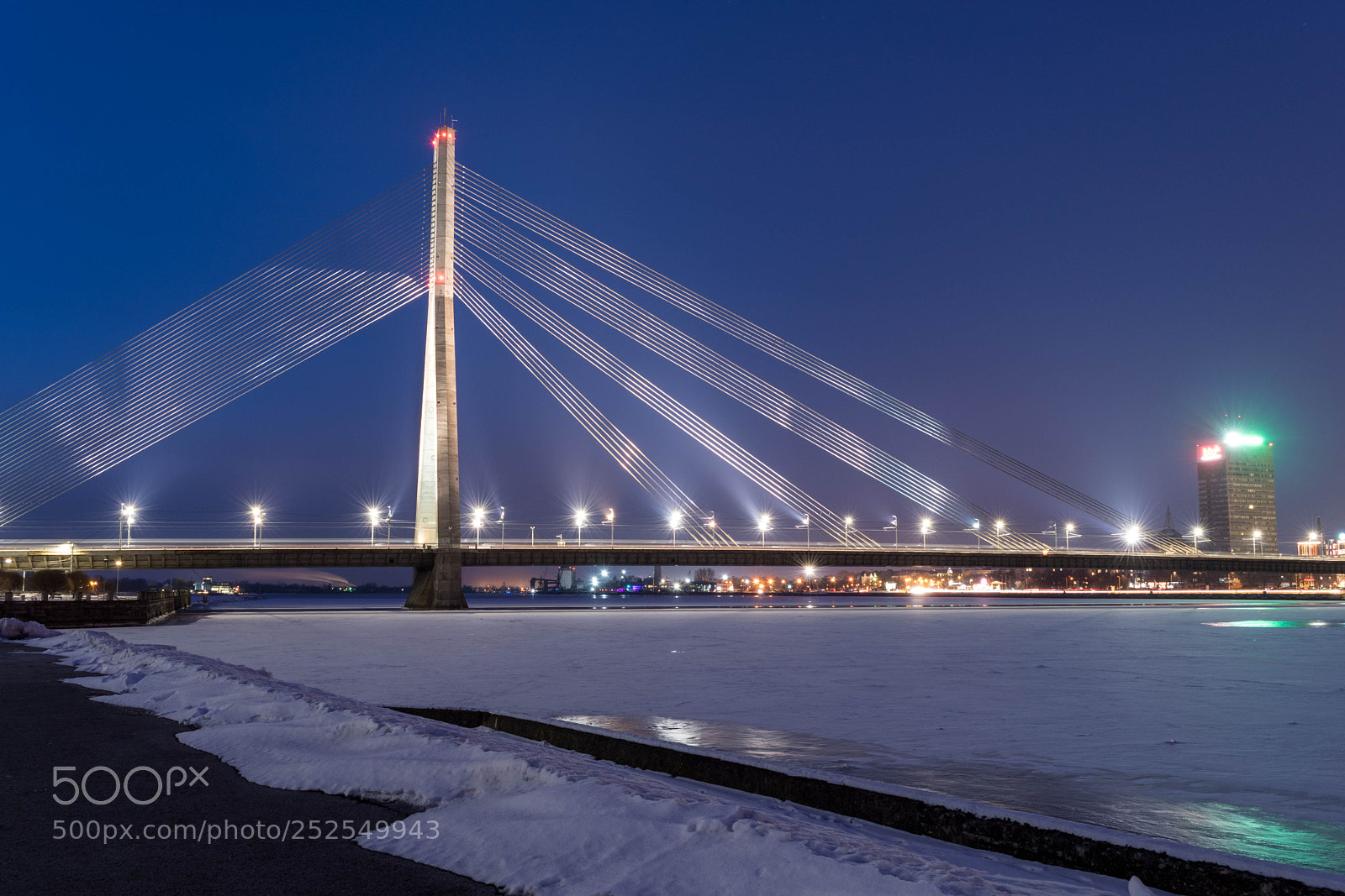 Nikon D5600 sample photo. Vansu bridge at night photography