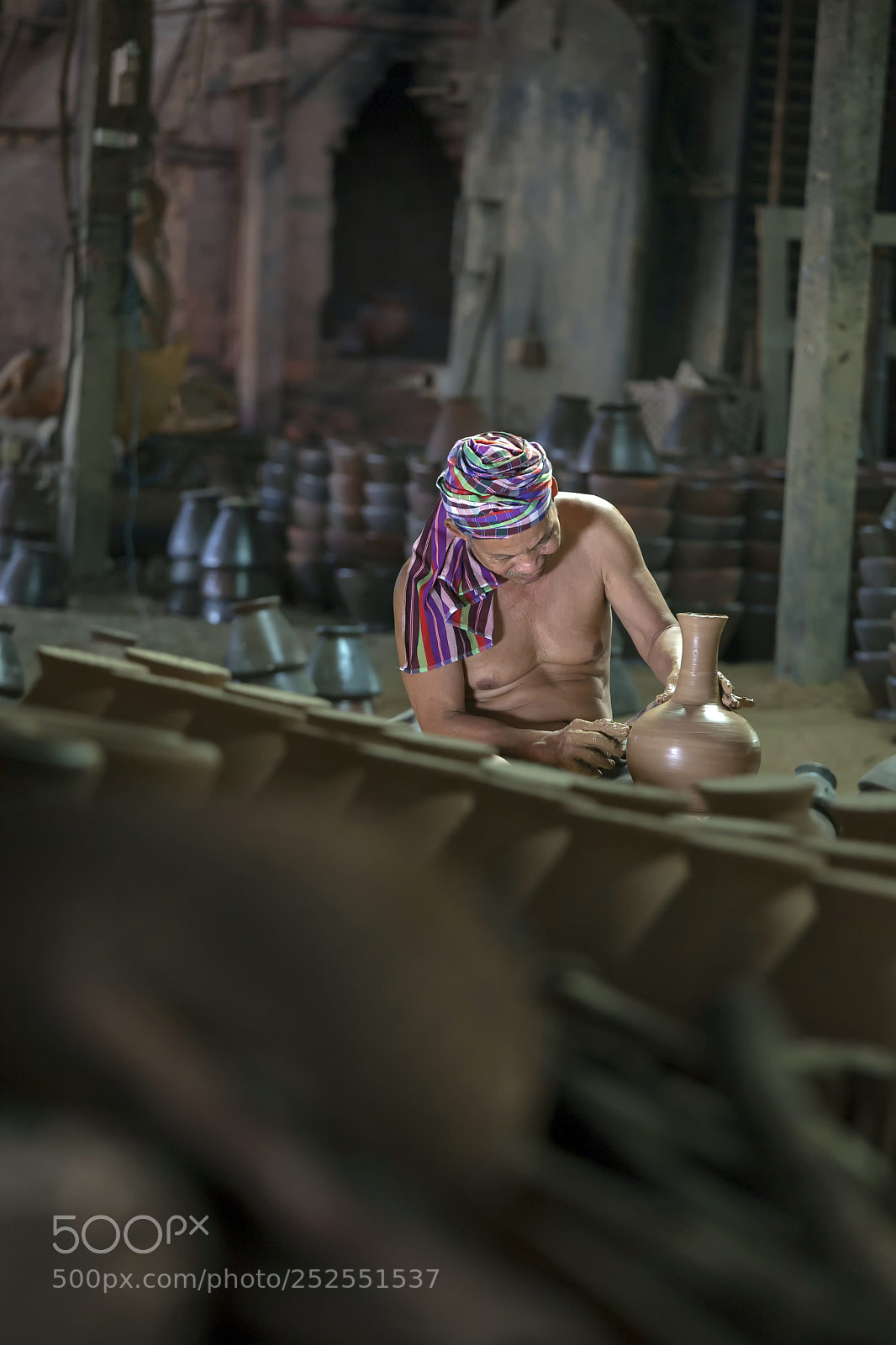 Canon EOS 5D Mark II sample photo. Pottery by hand photography