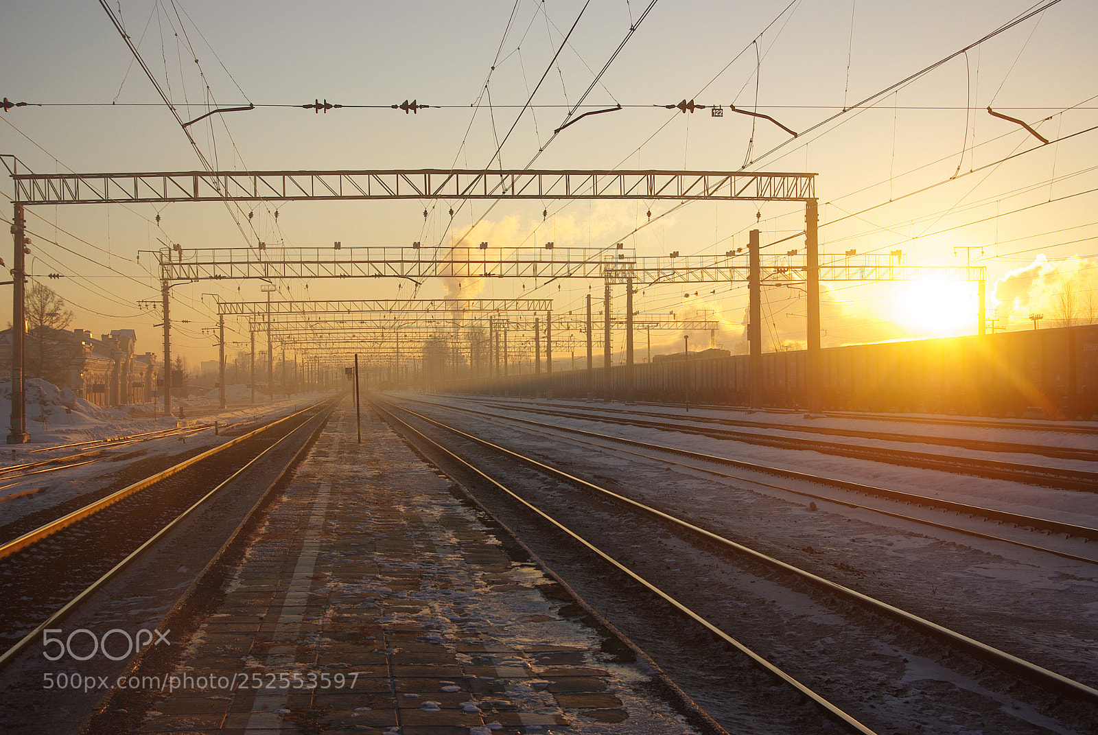 Pentax K200D sample photo. Frosty morning photography