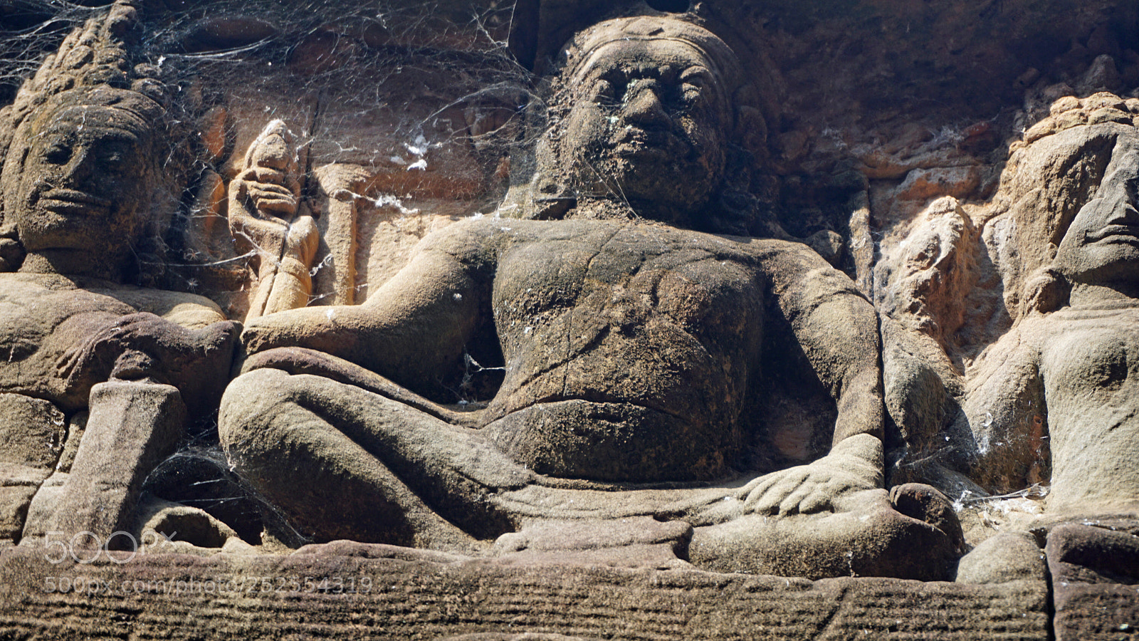 Sony a6000 sample photo. Angkor wat wall figures photography