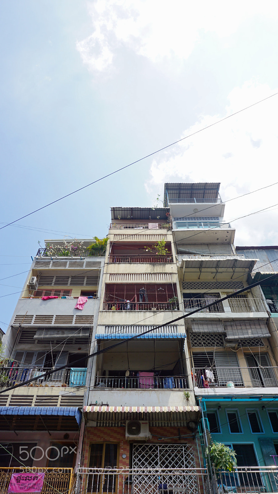 Sony a6000 sample photo. Building in phnom penh photography