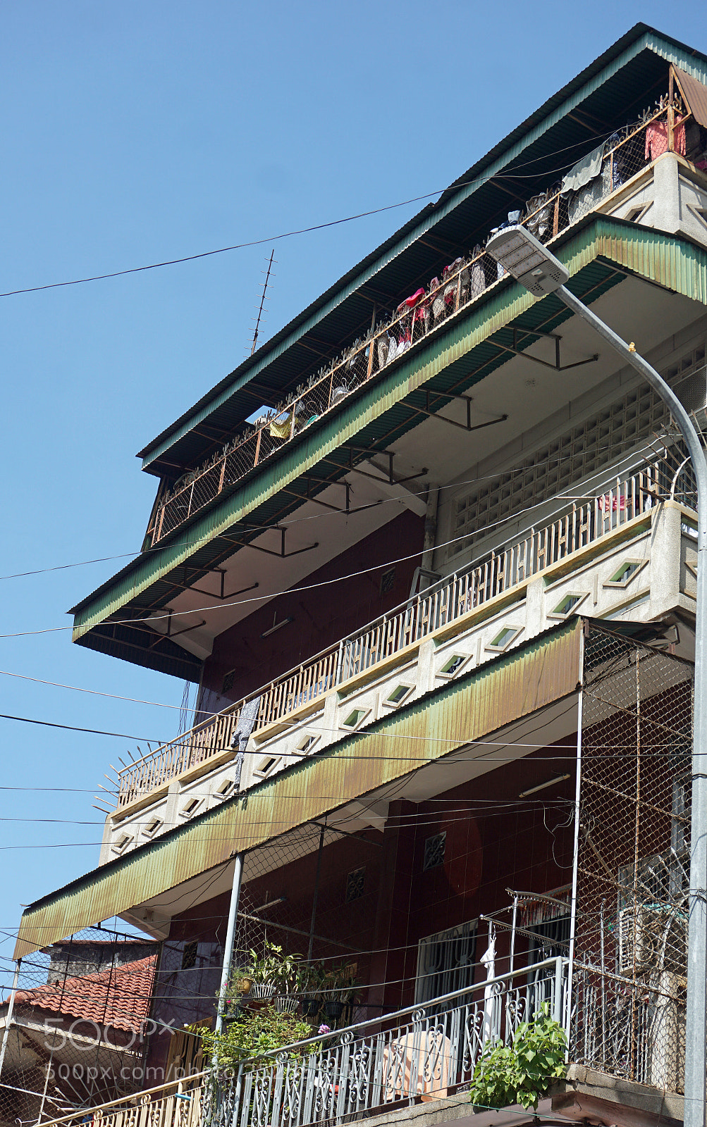 Sony a6000 sample photo. Building in phnom penh photography
