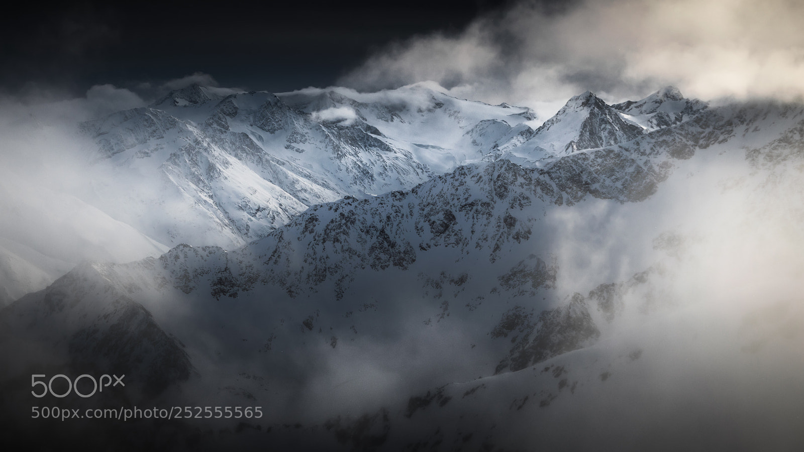 Nikon D5300 sample photo. Cloudy mountains photography