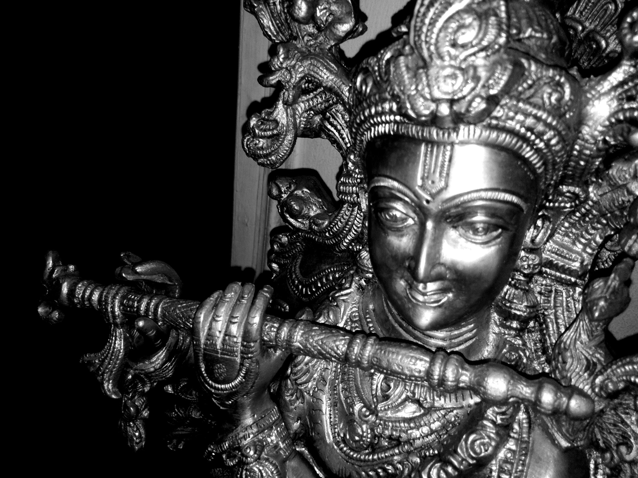 vivo Y55s sample photo. Lord krishna photography