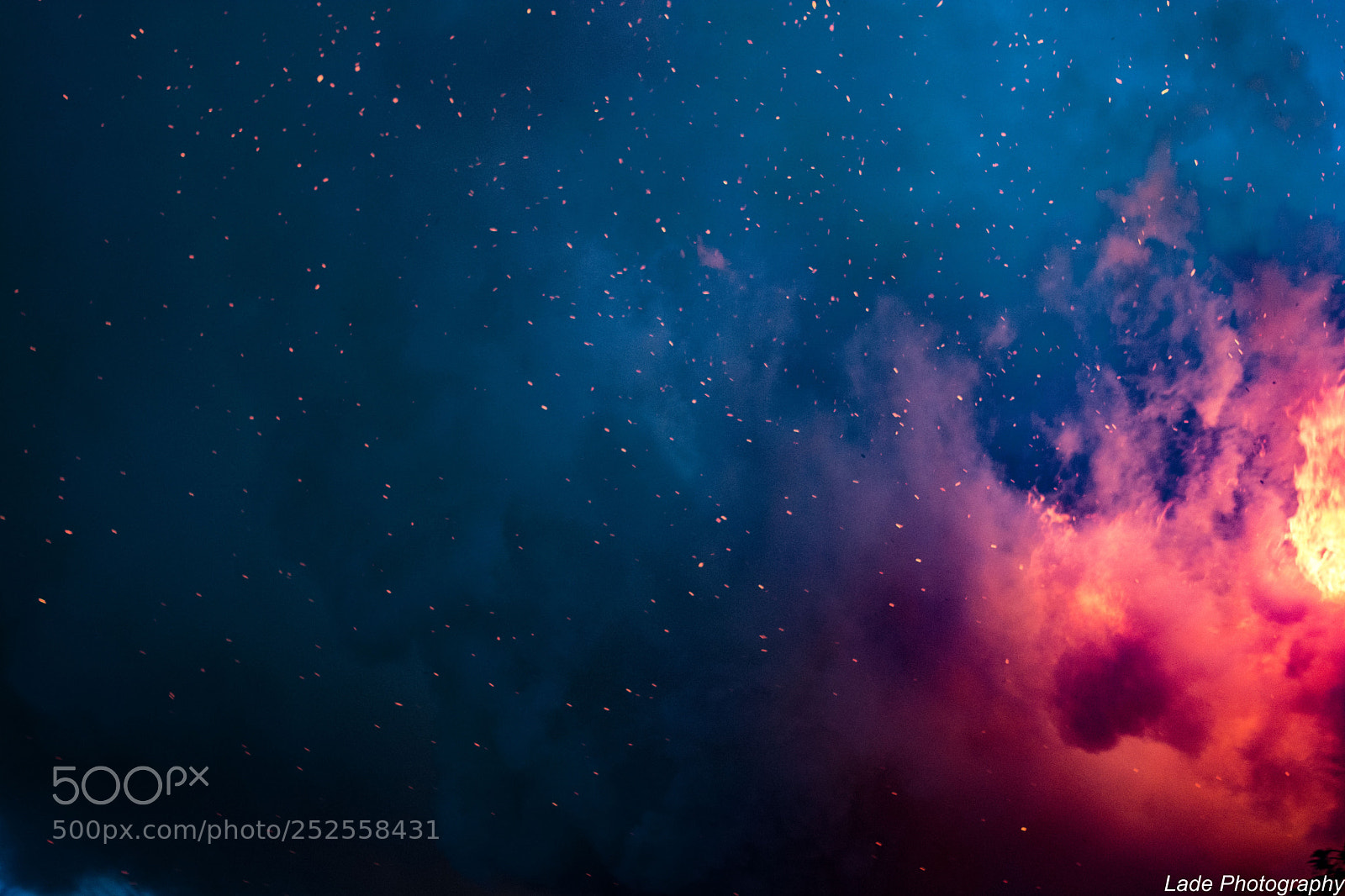 Nikon D7100 sample photo. Fire & stars photography