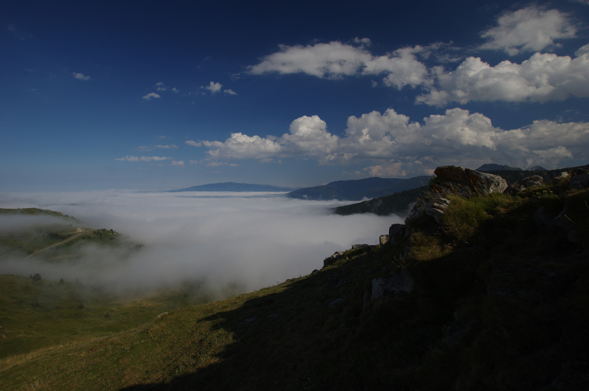 Pentax K-3 II + Sigma 10-20mm F3.5 EX DC HSM sample photo. Col de pailheres mer de nuages photography