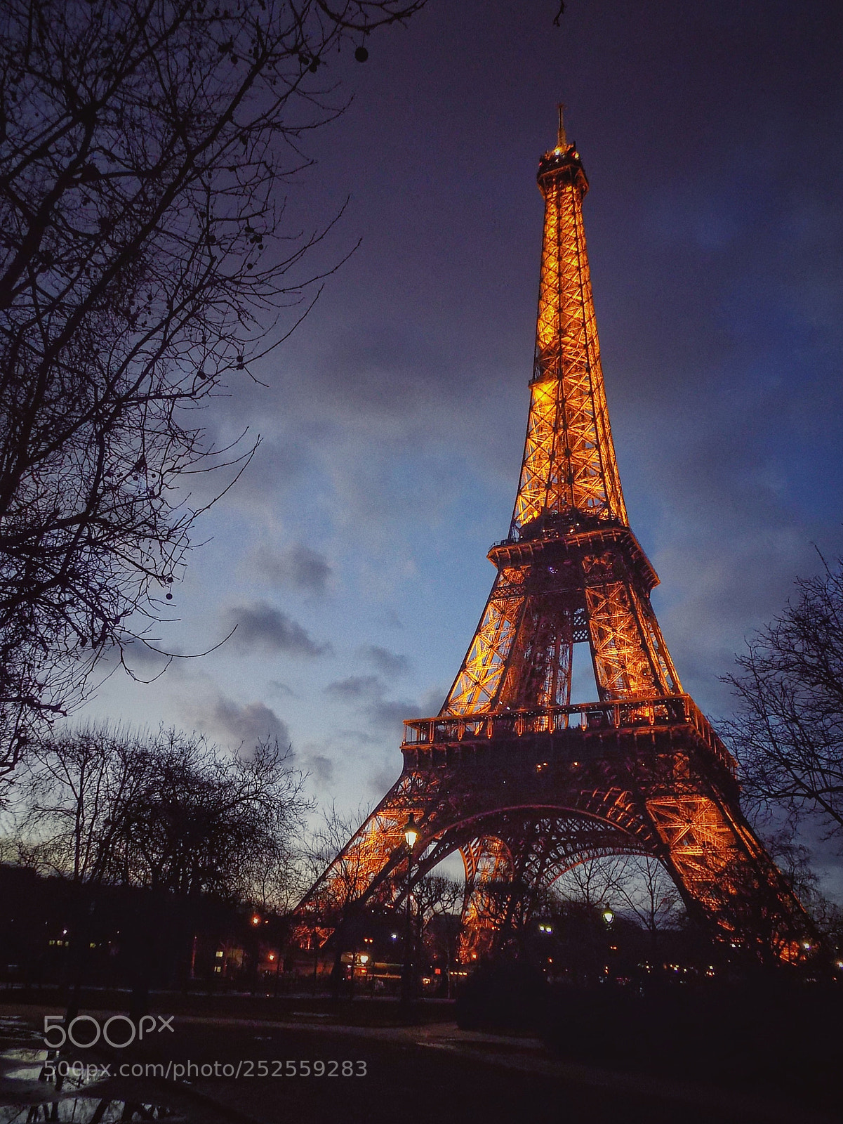 Nikon COOLPIX L340 sample photo. Eiffel tower at night photography
