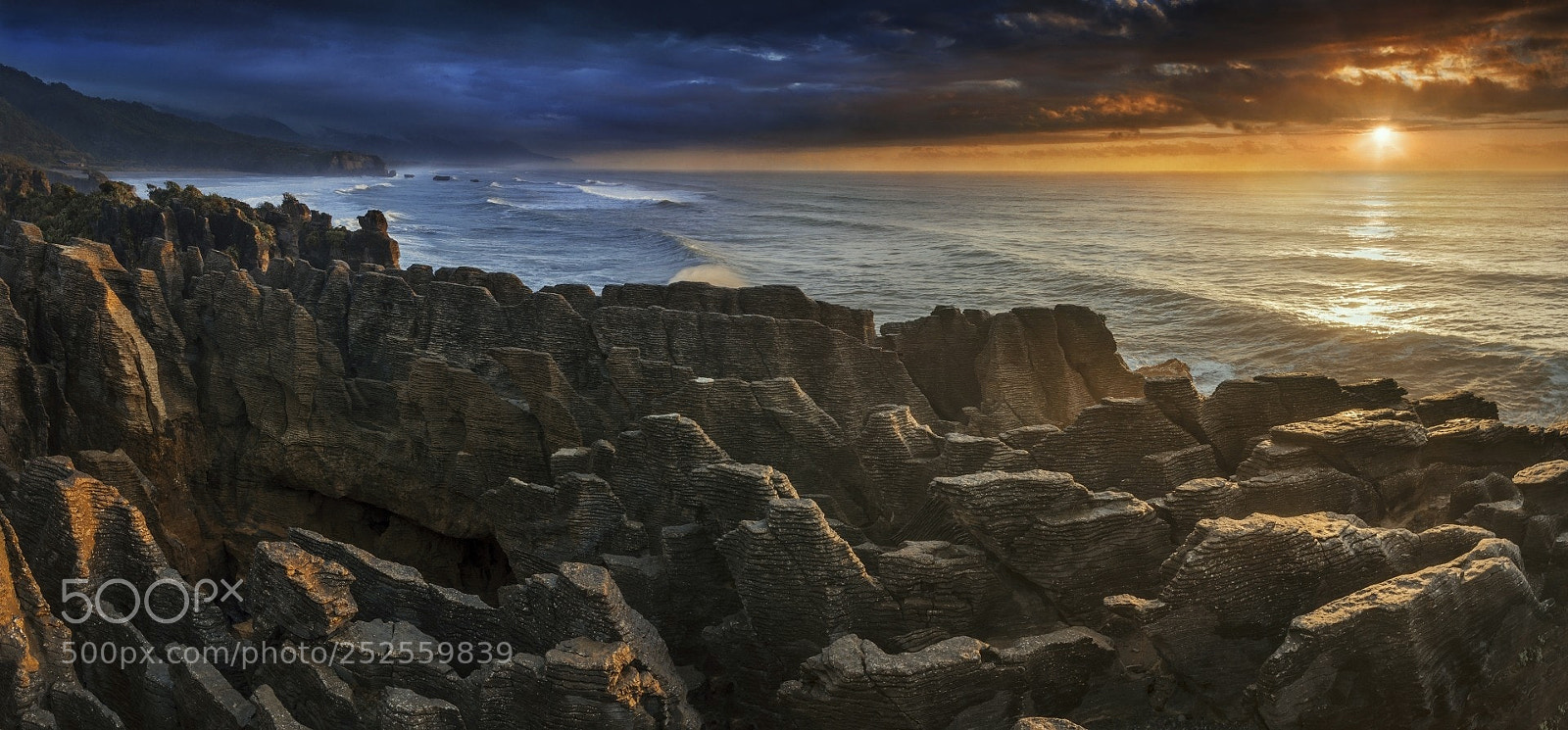 Pentax K-3 sample photo. Punakaiki cliffs photography