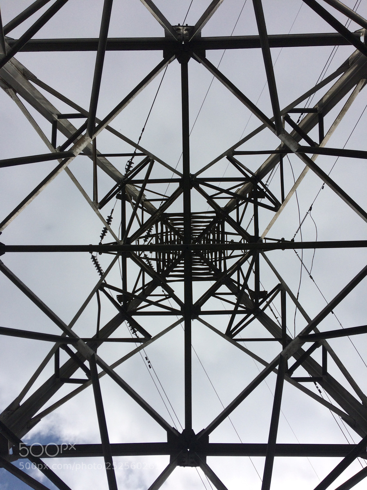 Apple iPhone 5s sample photo. Electricity tower photography