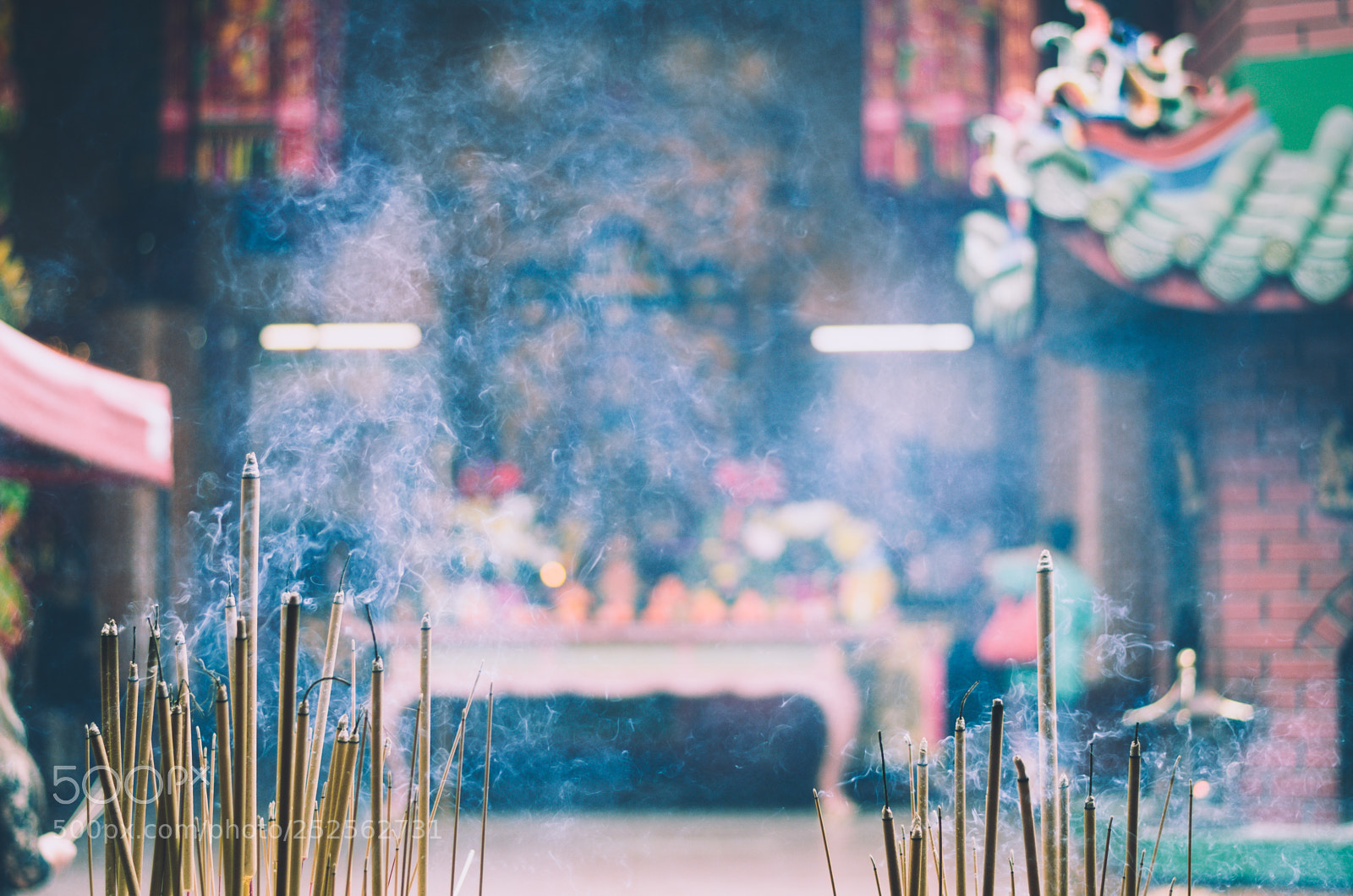 Nikon D5100 sample photo. Joss sticks photography