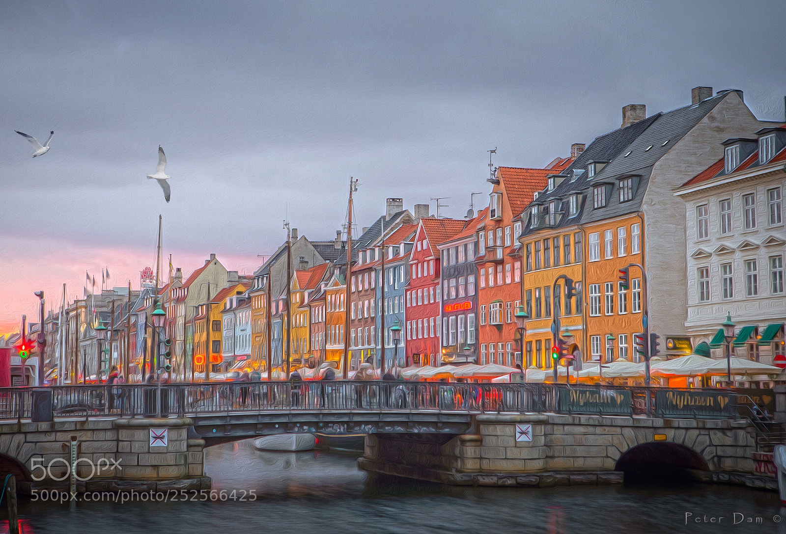 Canon EOS-1D X sample photo. Nyhavn pastels photography