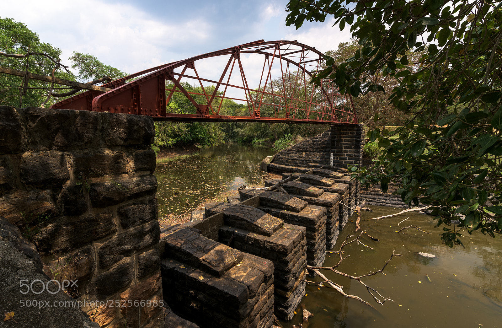 Nikon D810 sample photo. Old suspension bridge over photography