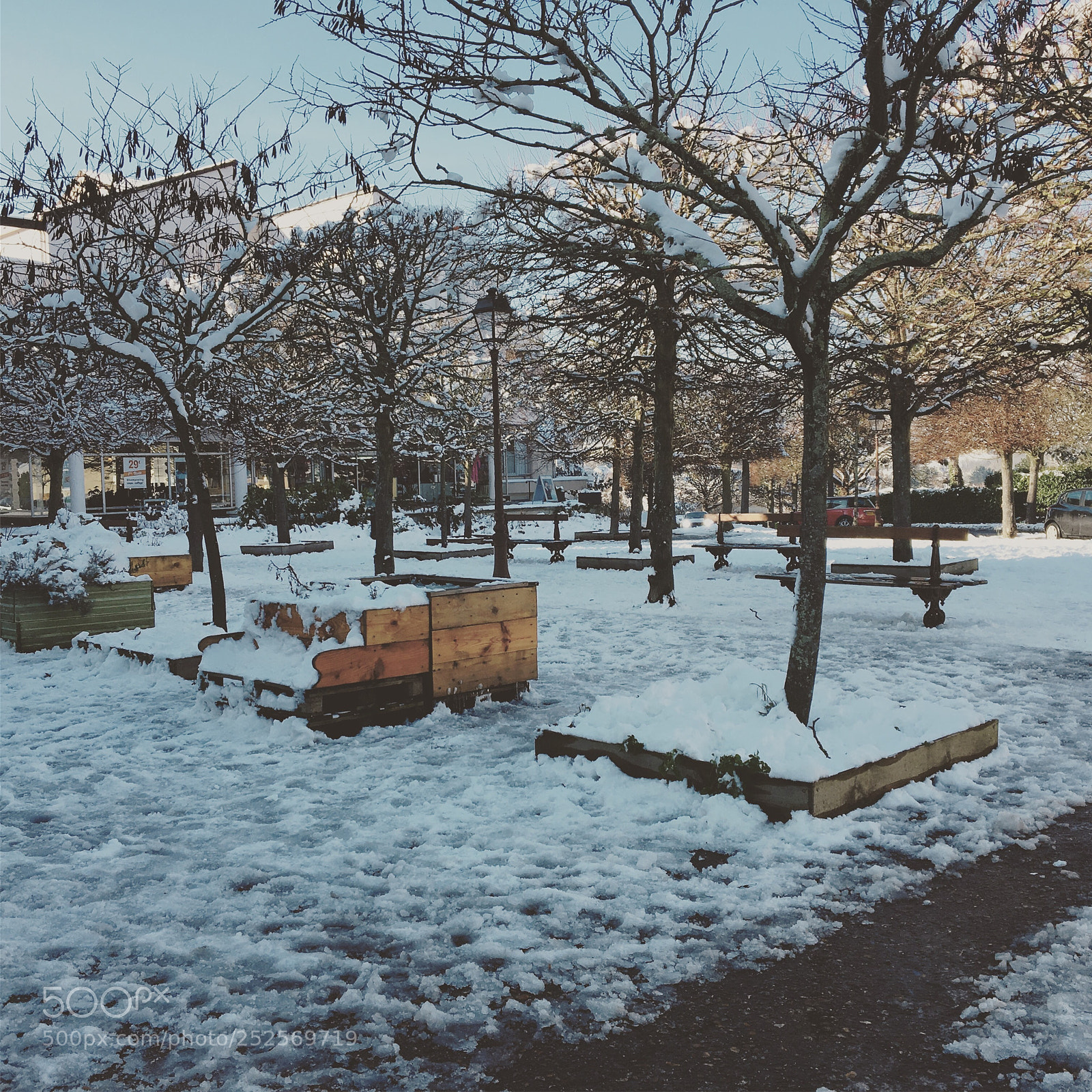 Apple iPhone 6s sample photo. Snowy morning photography
