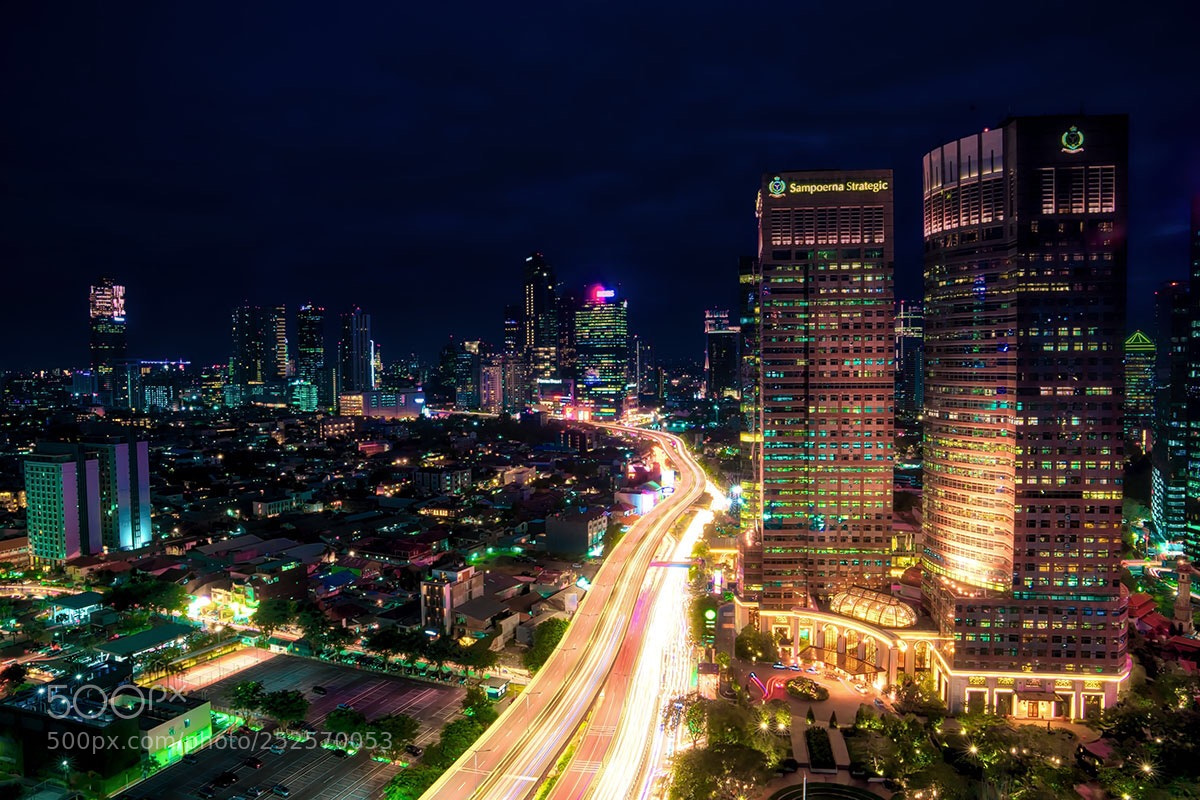 Sony a7R III sample photo. City of light photography