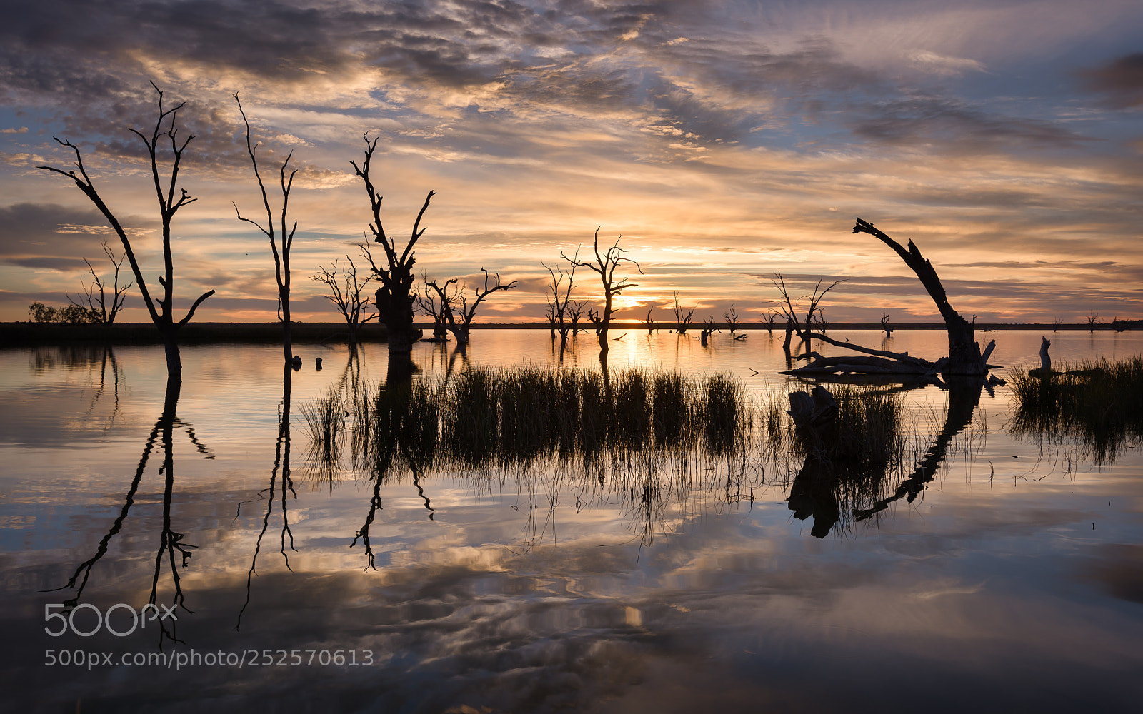 Nikon D810 sample photo. Sunrise at lake bonney photography