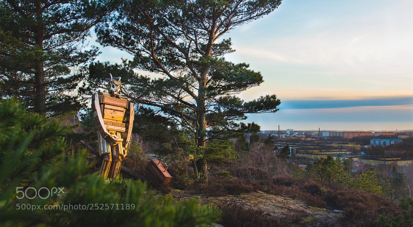 Canon EOS 7D Mark II sample photo. Traveling wood robot photography