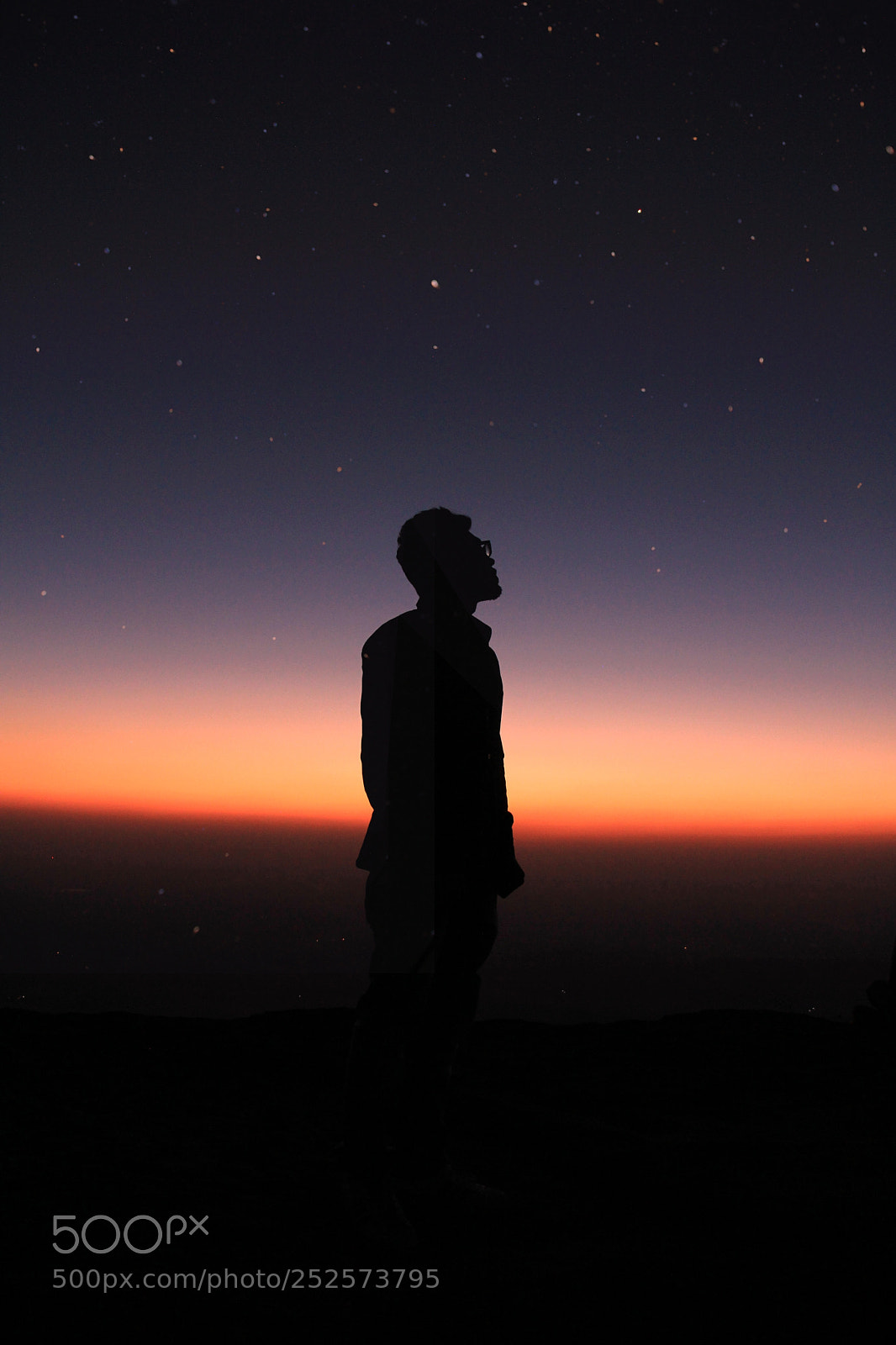 Canon EOS 60D sample photo. Man under the stars photography