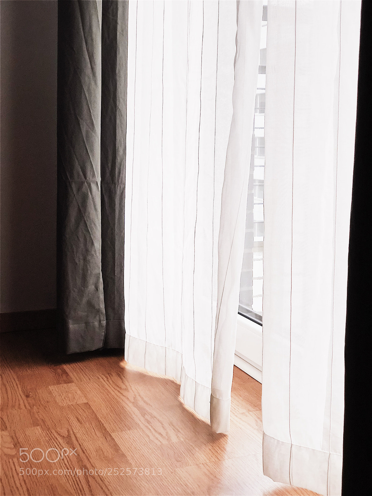 Apple iPhone X sample photo. Moody curtains. photography