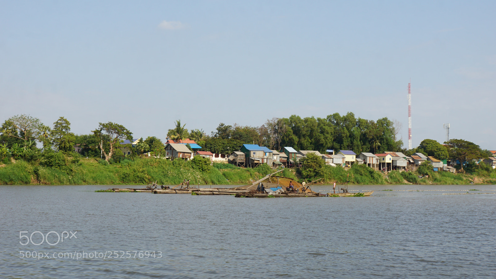 Sony a6000 sample photo. Phnom penh riverside photography