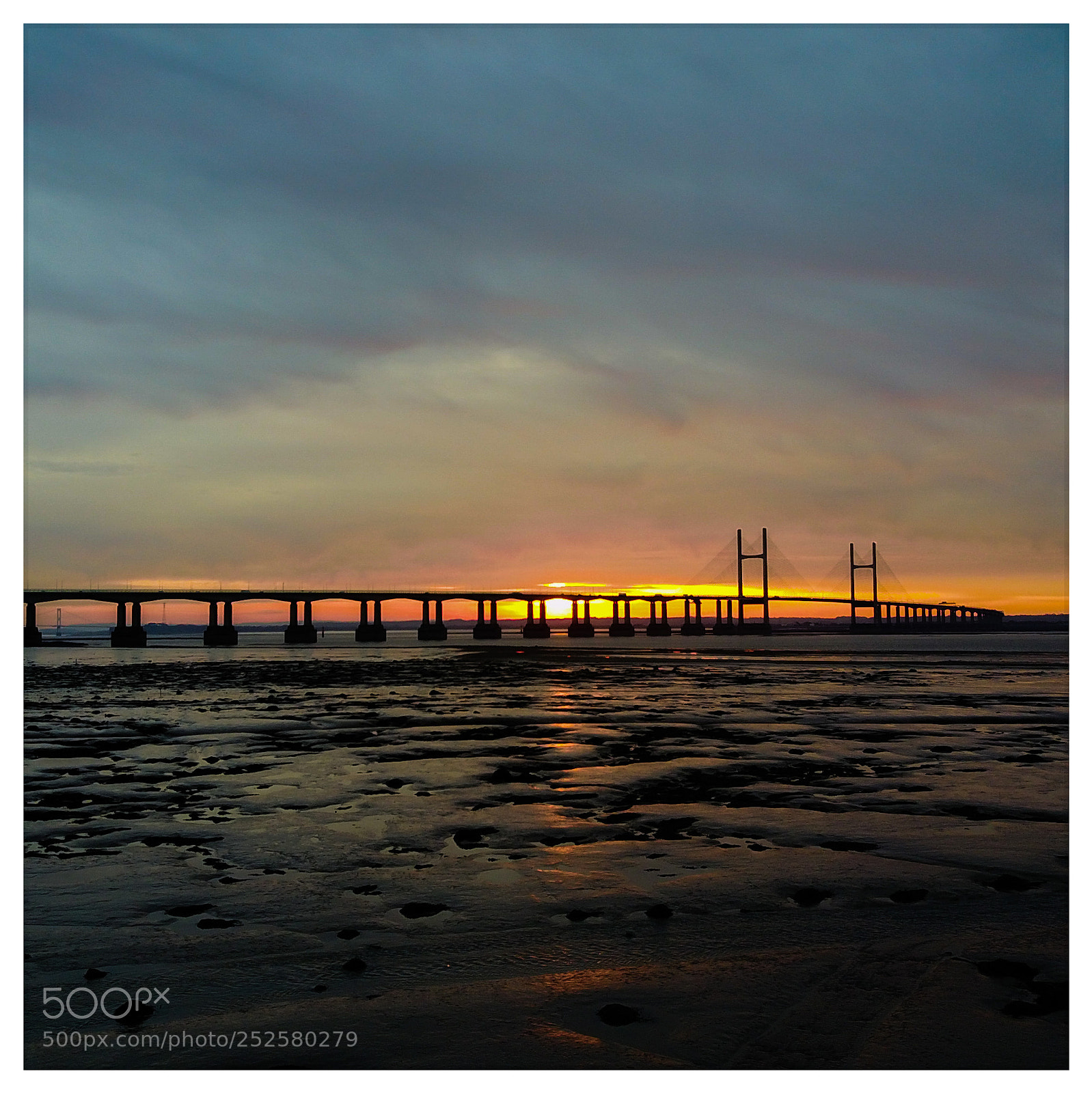 DJI FC220 sample photo. Muddy sunrise photography
