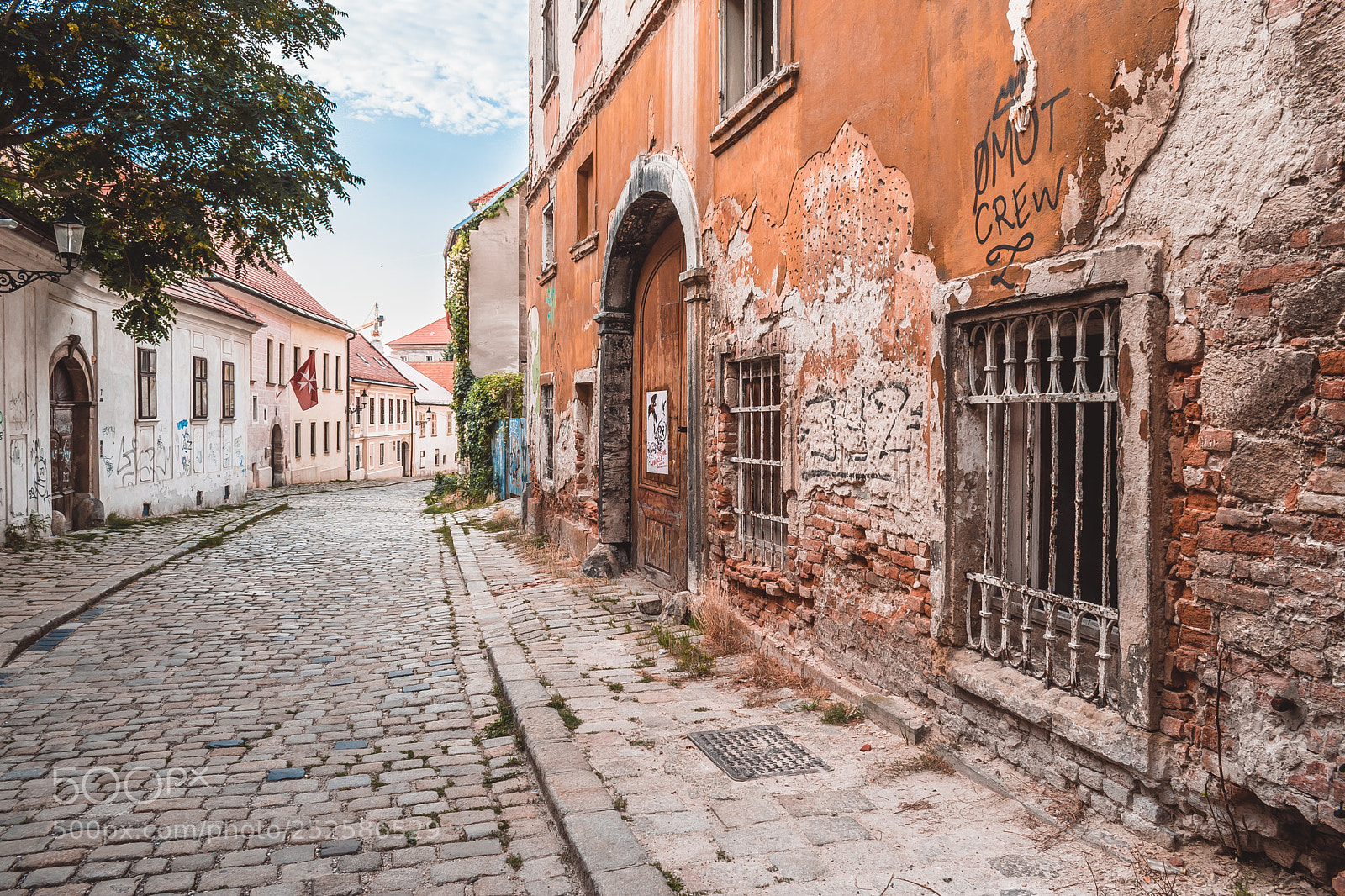 Nikon D5500 sample photo. Kapitulska street in old photography