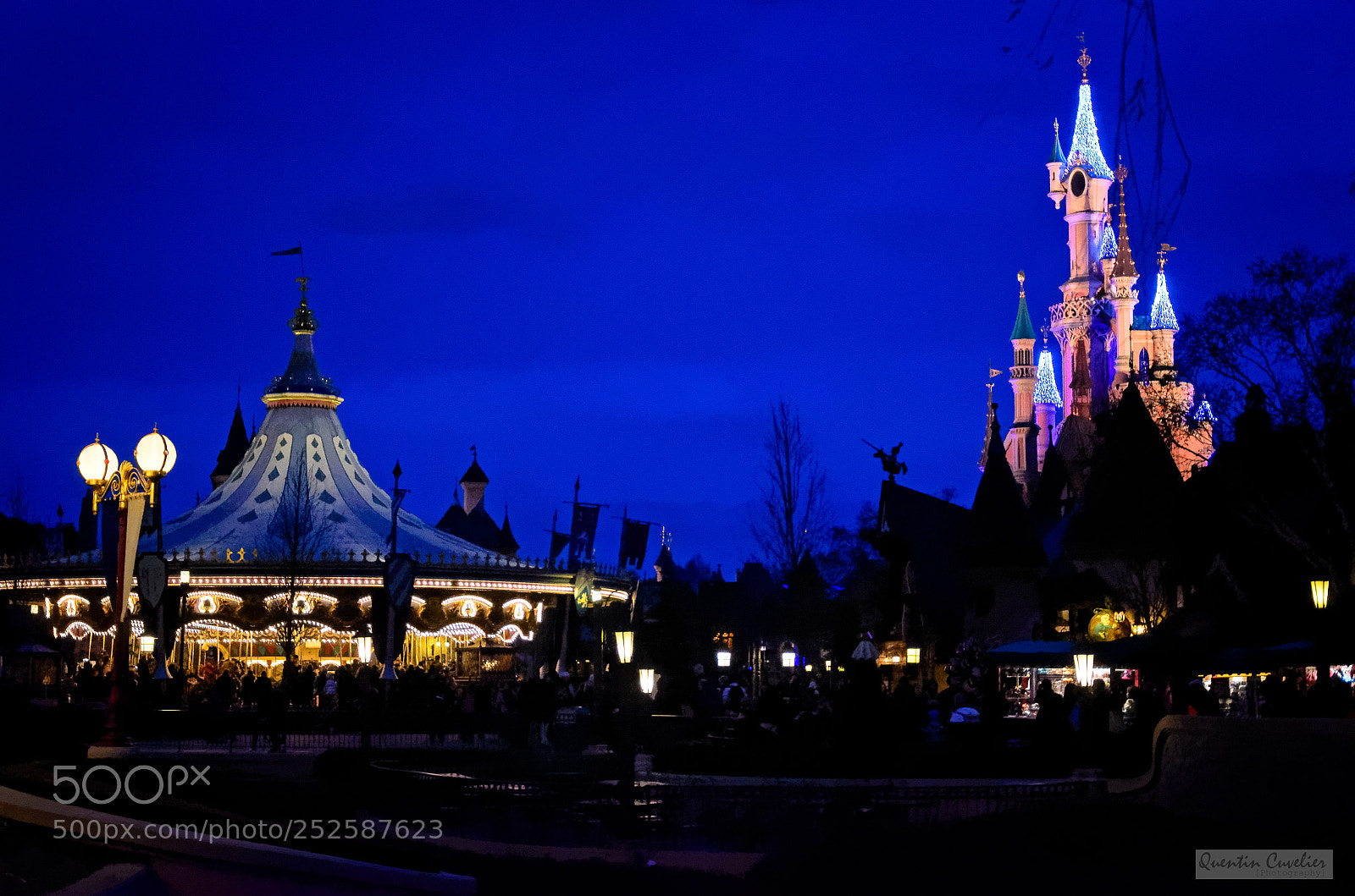 Nikon D7000 sample photo. Disneyland paris night photography