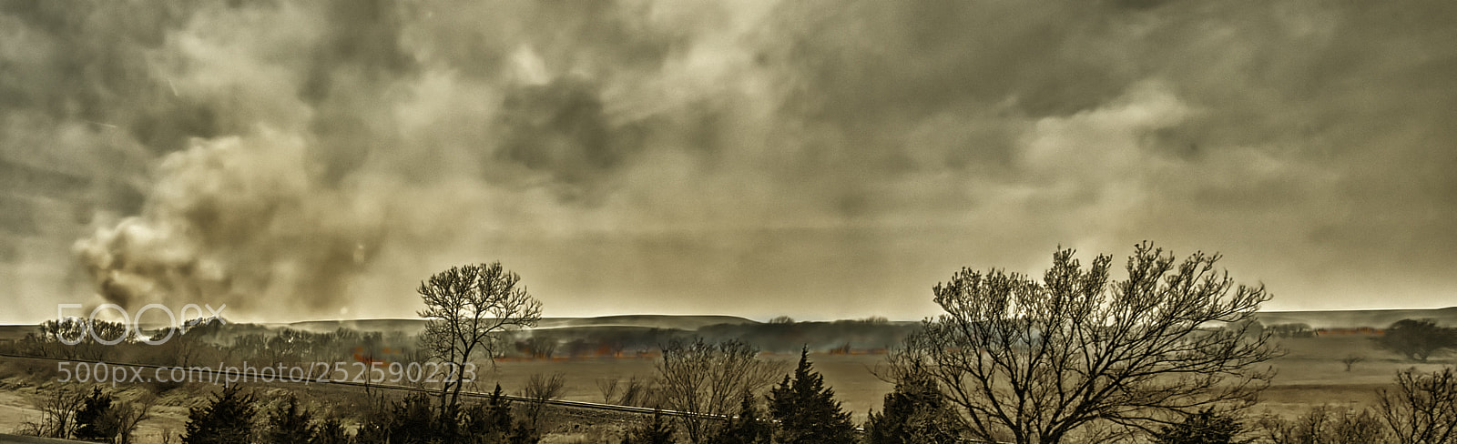 Canon EOS 6D Mark II sample photo. Burn north of matfield photography