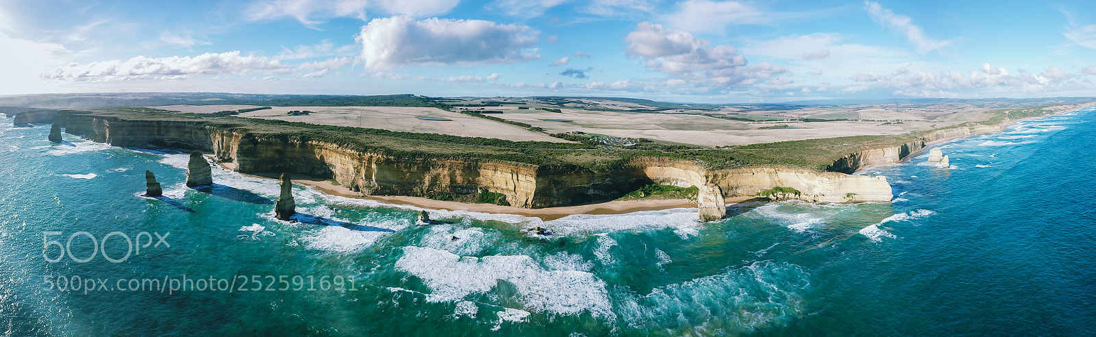 DJI FC220 sample photo. Great ocean road photography