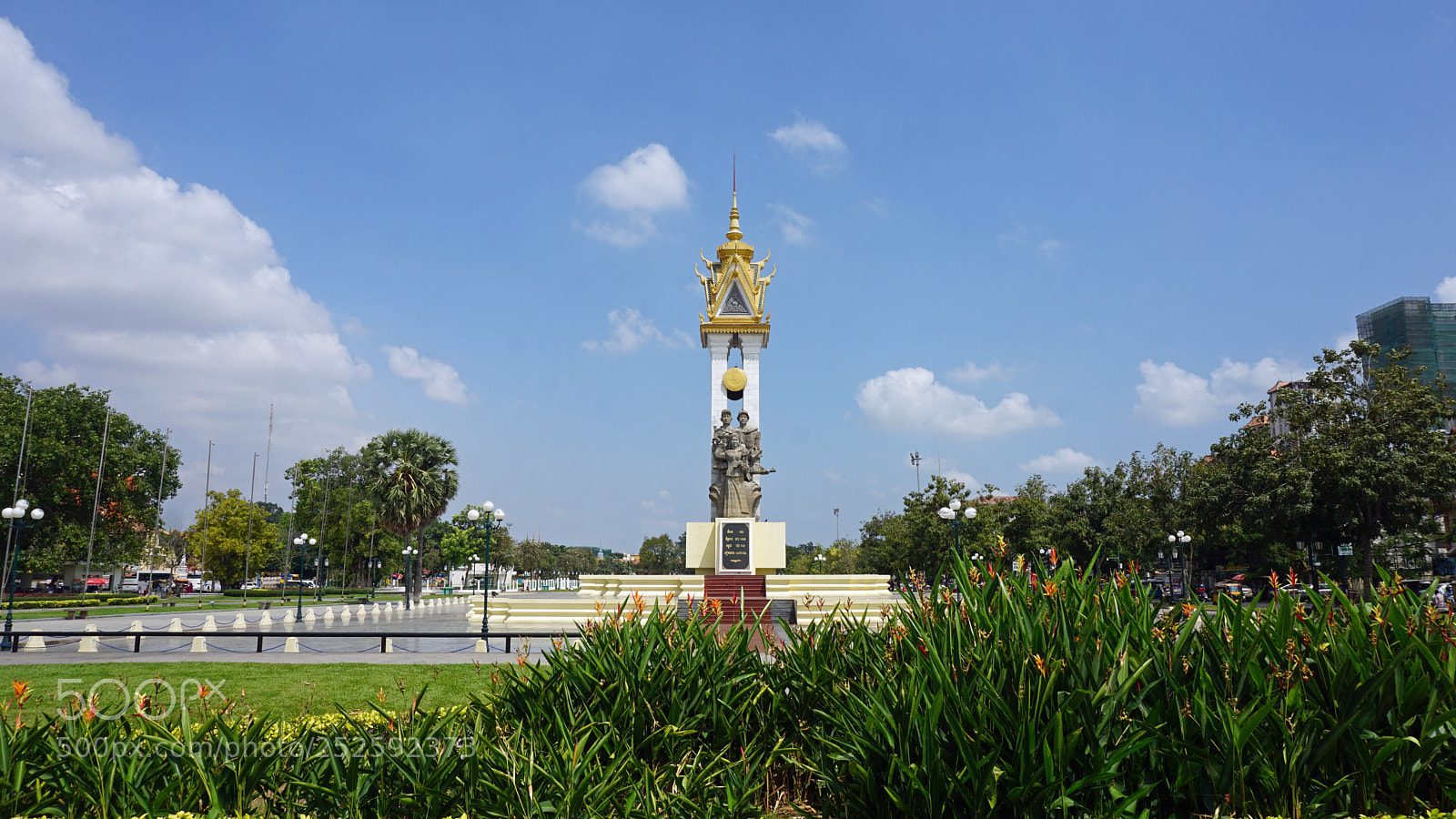 Sony a6000 sample photo. Phnom penh landmark photography