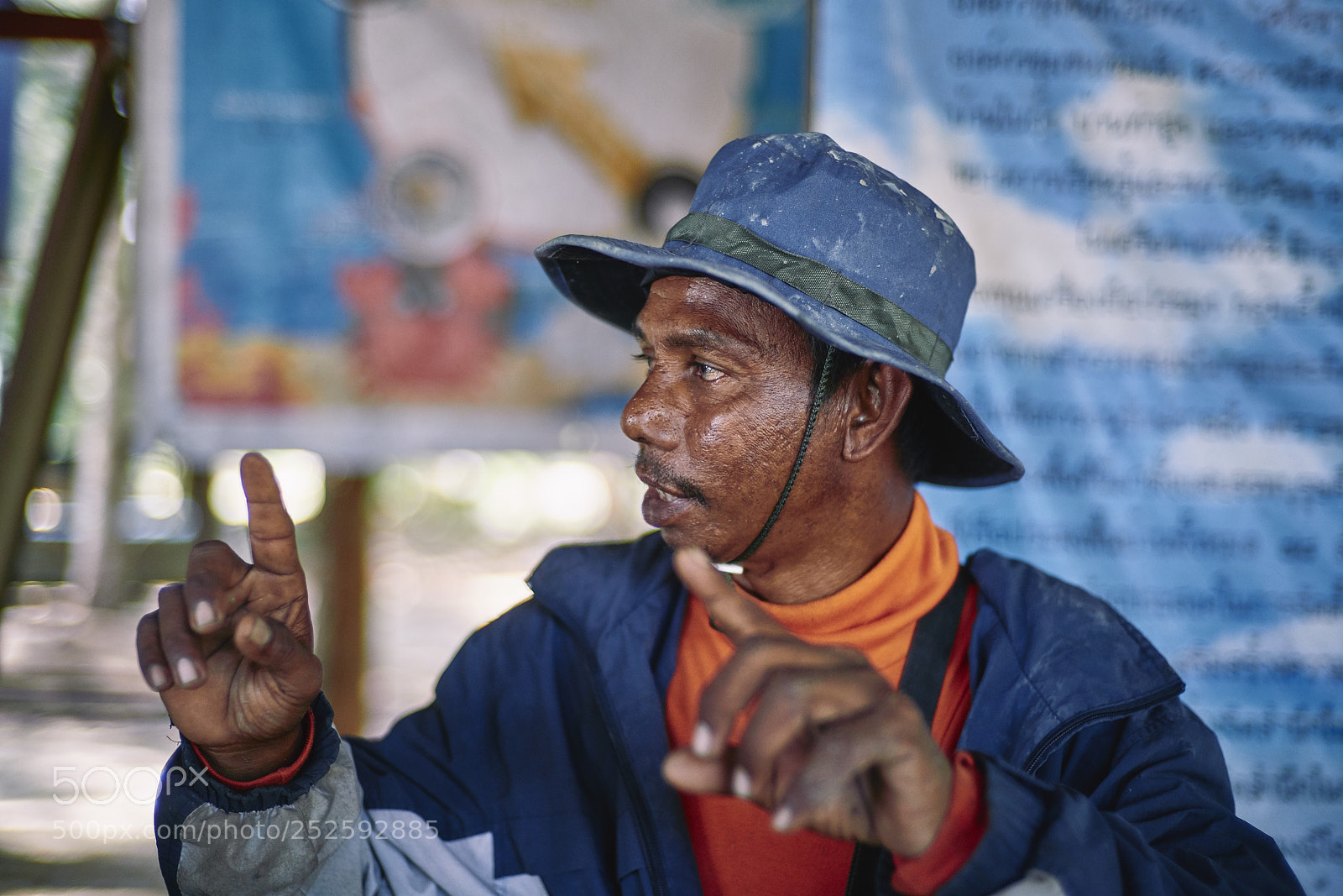 Sony a7R II sample photo. Artisan fisherman in thailand photography