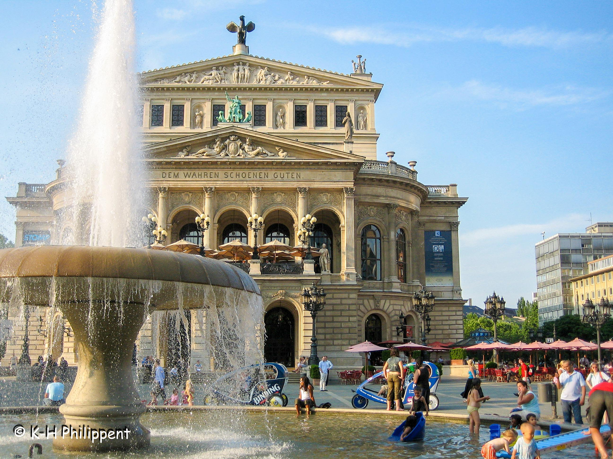 Canon DIGITAL IXUS 50 sample photo. Frankfurt main (germany),  the old opera house / die alte oper photography