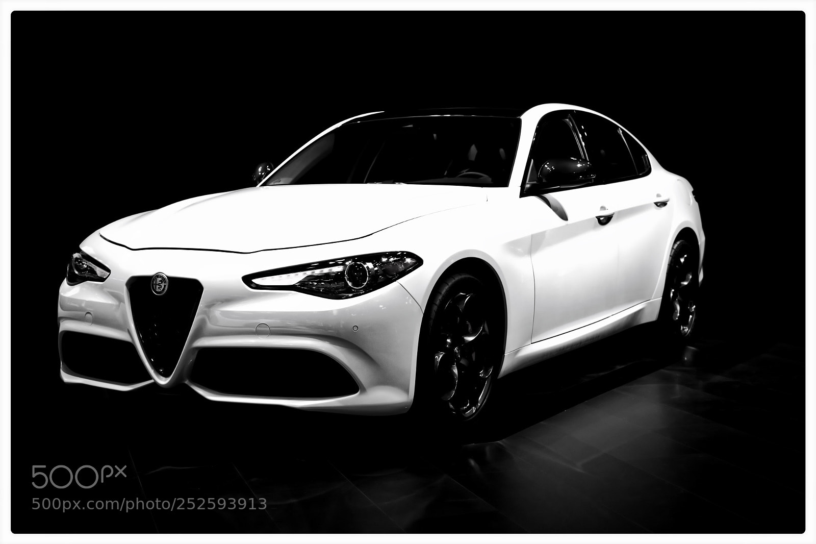 Nikon D500 sample photo. Alfa romeo giulia photography