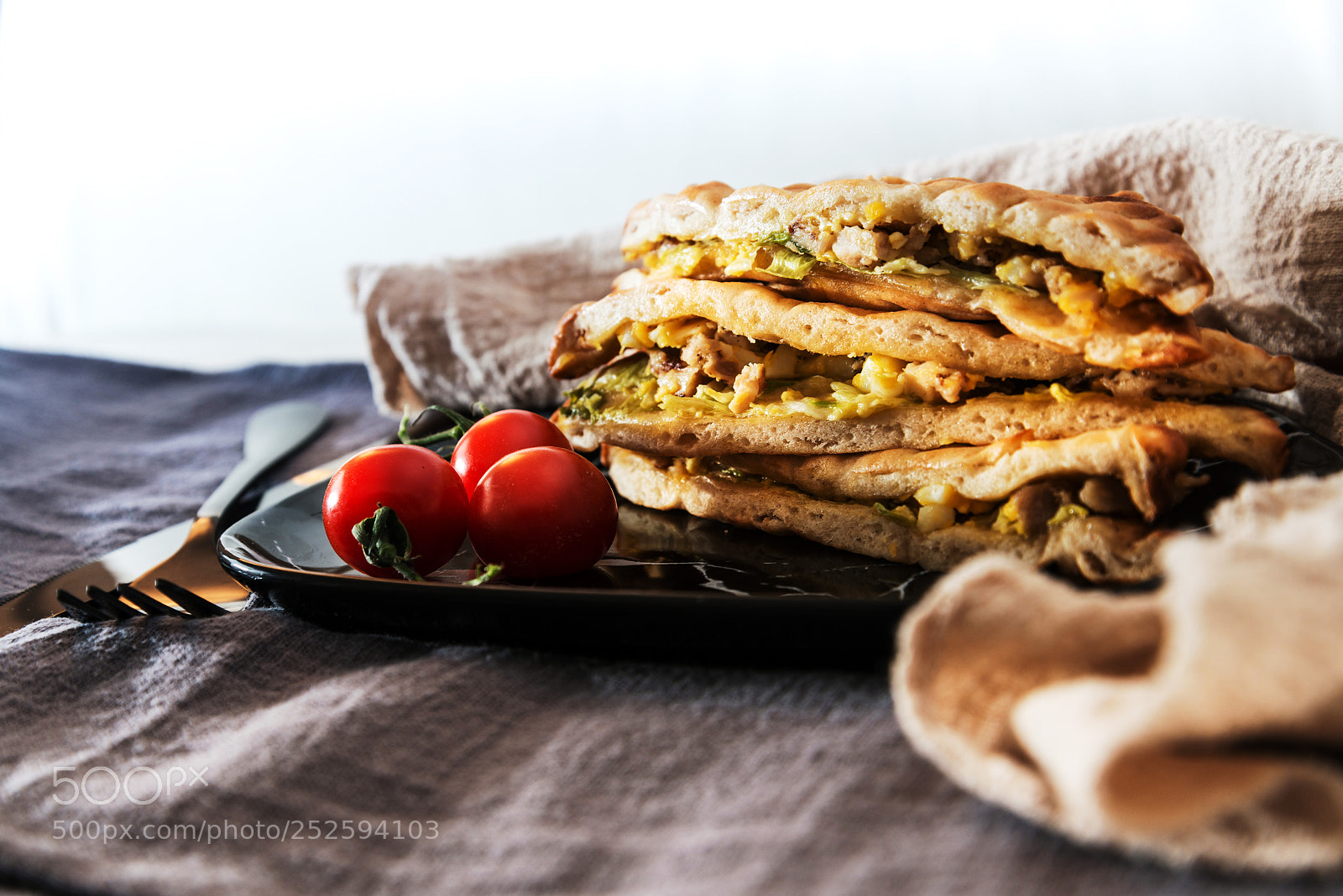 Nikon D800 sample photo. Sandwich with chicken, cheese photography