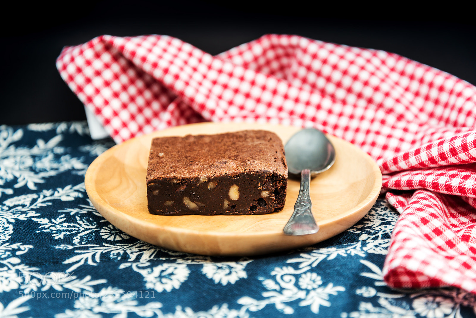 Nikon D800 sample photo. Chocolate brownie cake on photography