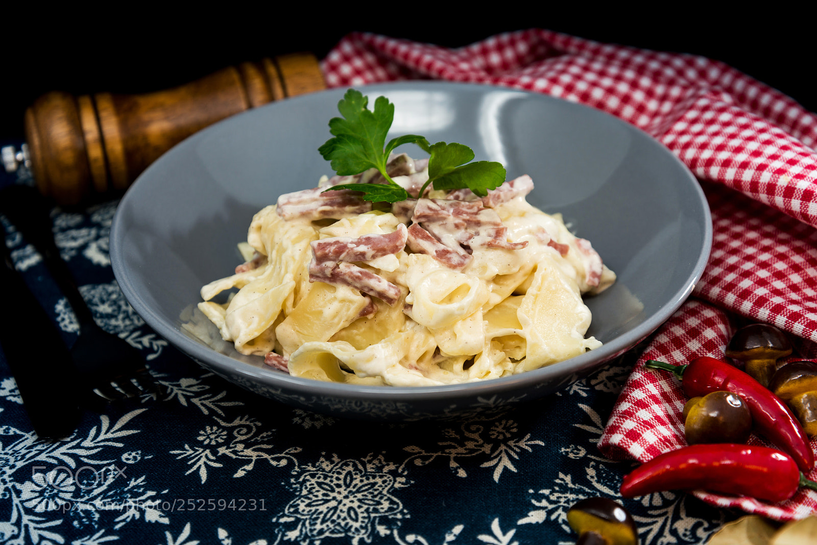 Nikon D800 sample photo. Tasty carbonara pasta on photography