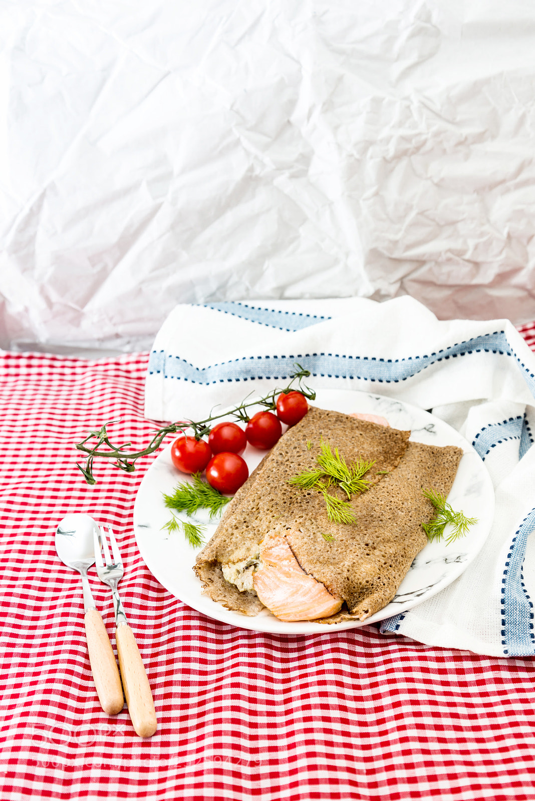 Nikon D800 sample photo. Homemade french buckwheat galette photography