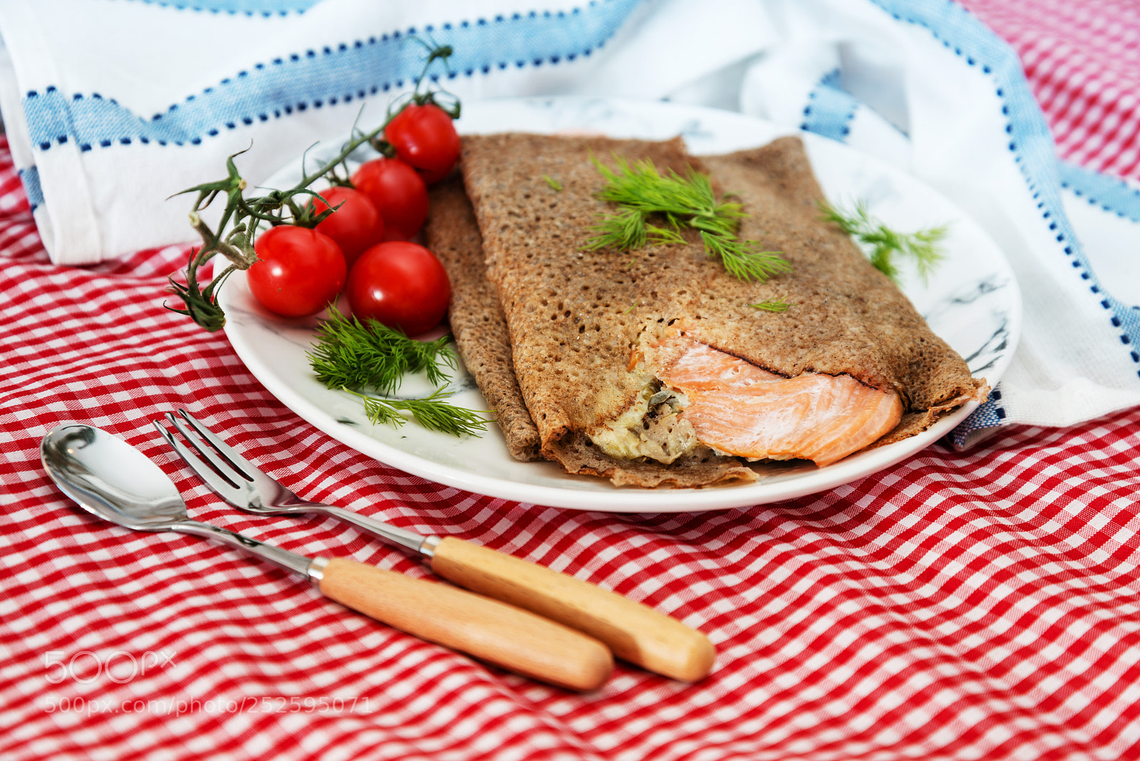Nikon D800 sample photo. Homemade french buckwheat galette photography