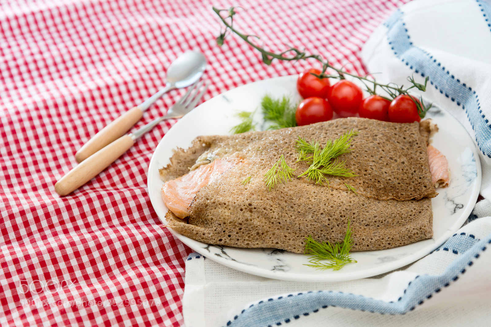 Nikon D800 sample photo. Homemade french buckwheat galette photography