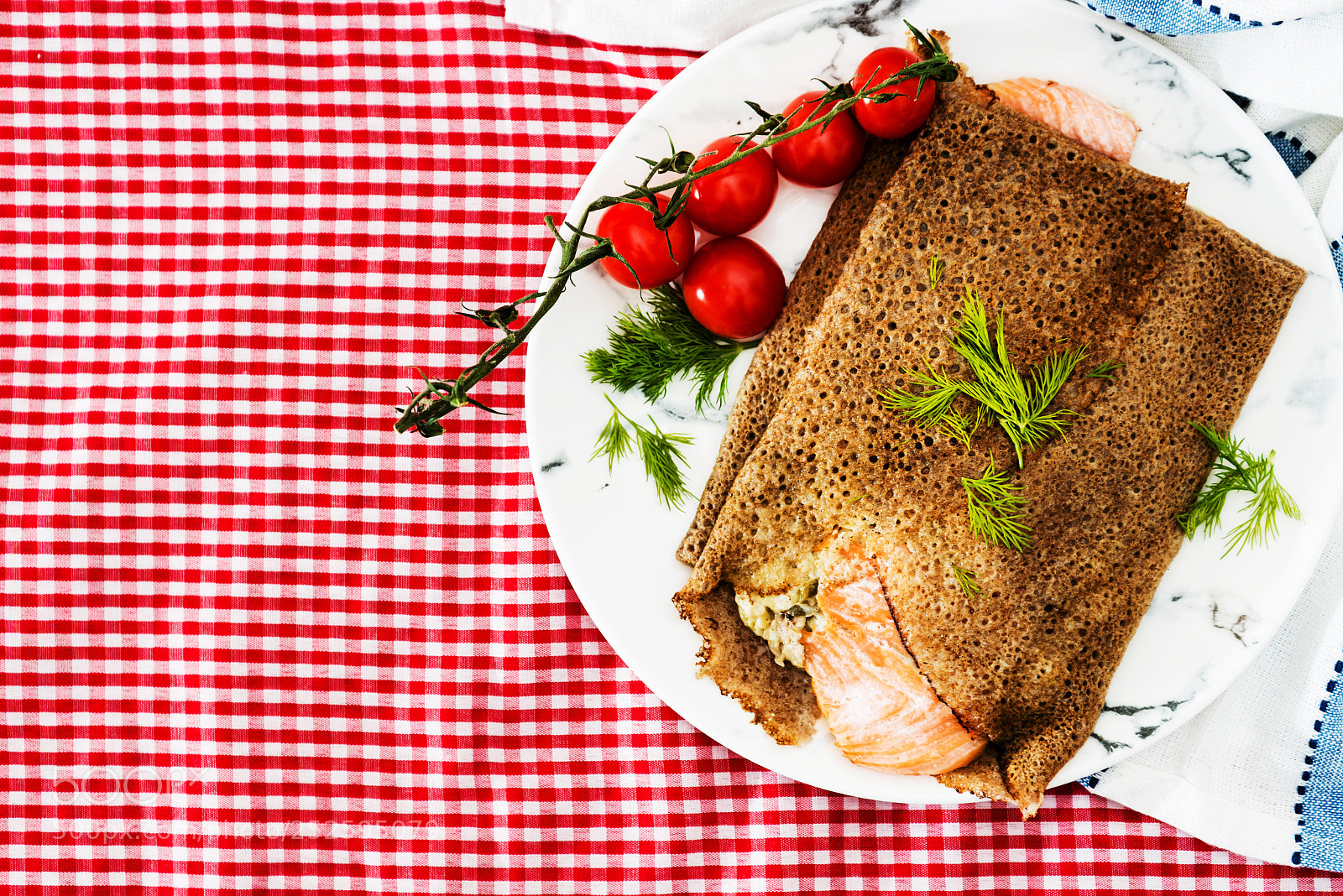 Nikon D800 sample photo. Homemade french buckwheat galette photography