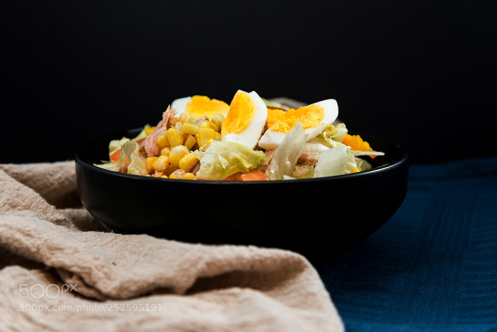 Nikon D800 sample photo. Fresh tuna seafood salad photography