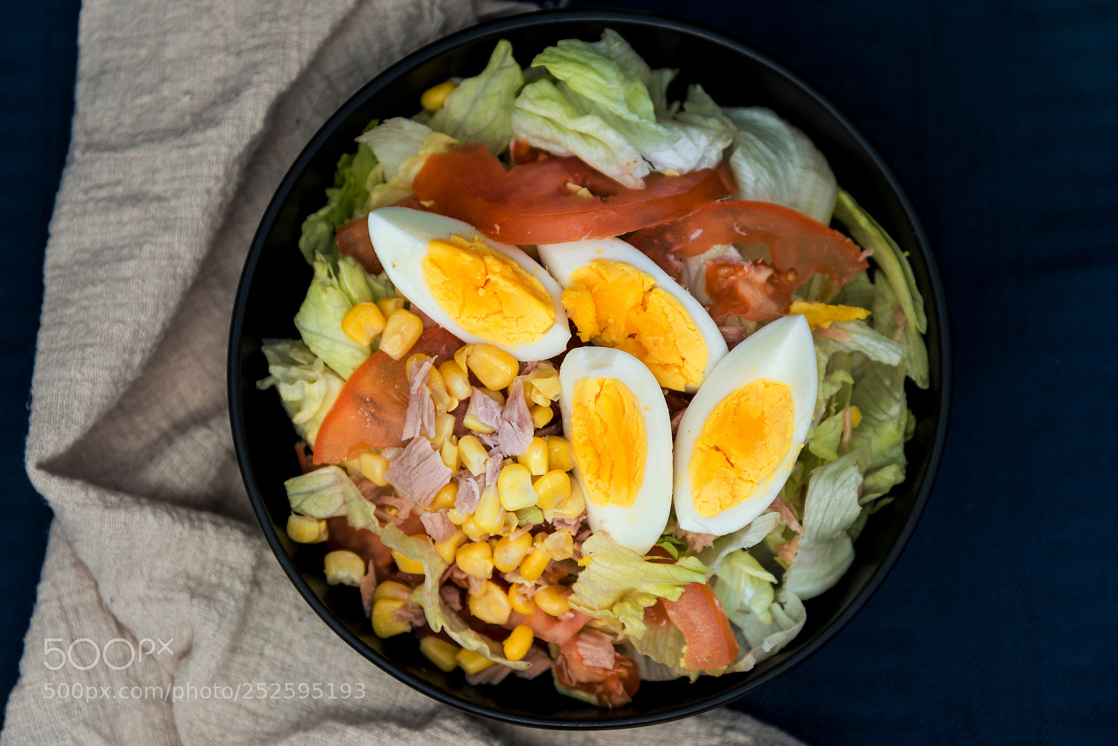Nikon D800 sample photo. Fresh tuna seafood salad photography