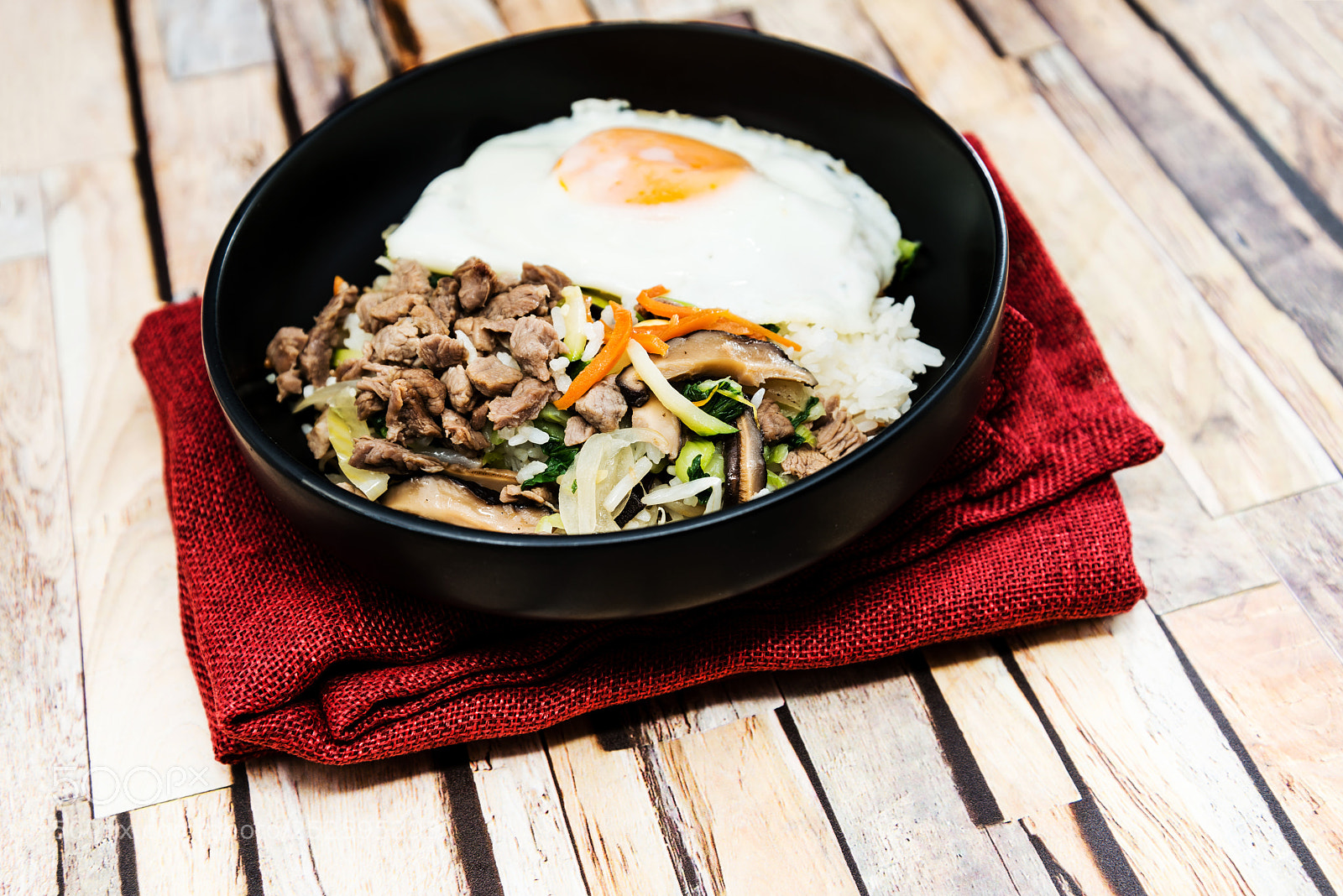 Nikon D800 sample photo. Handmade korean bibimbap ready photography