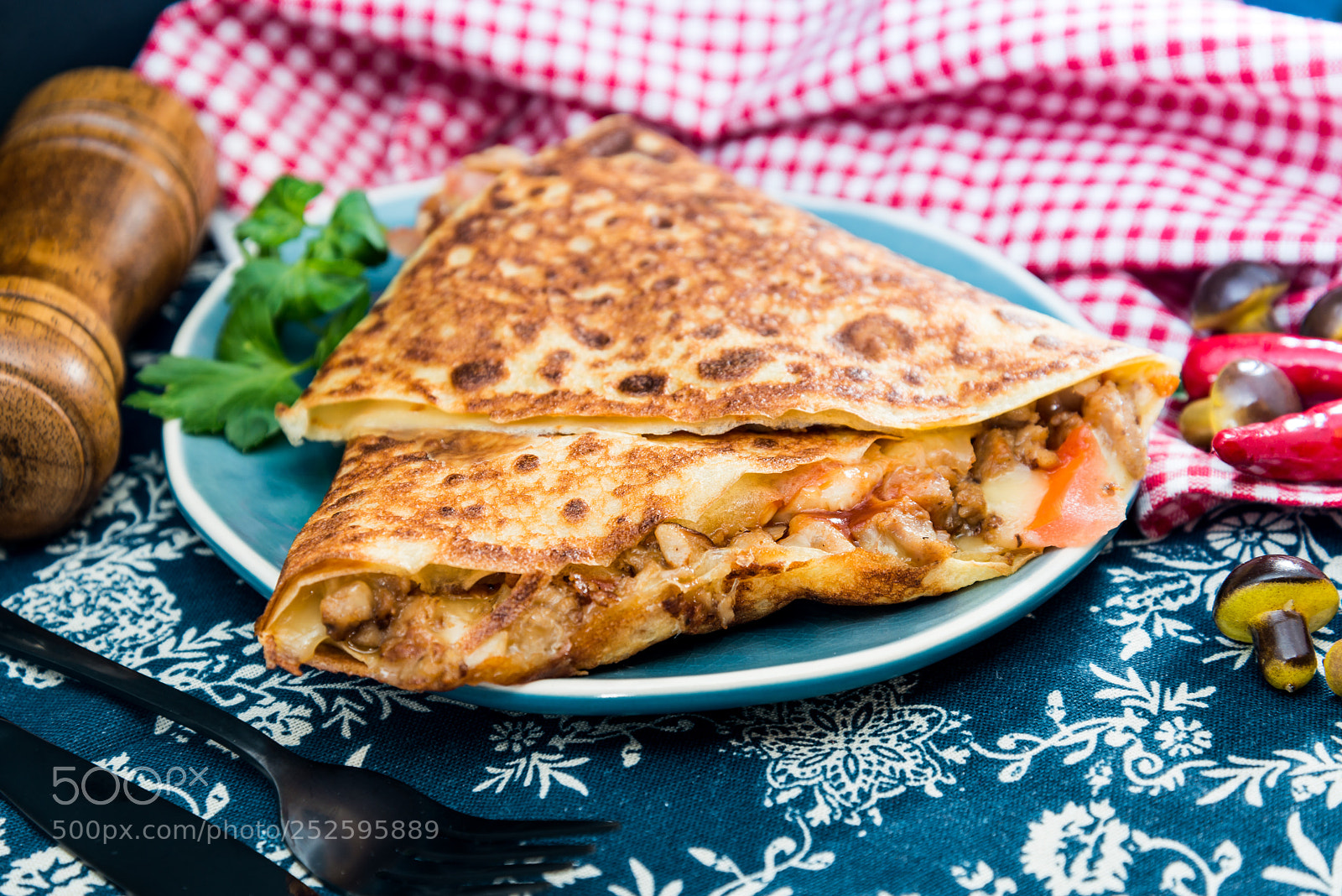 Nikon D800 sample photo. Homemade french buckwheat galette photography