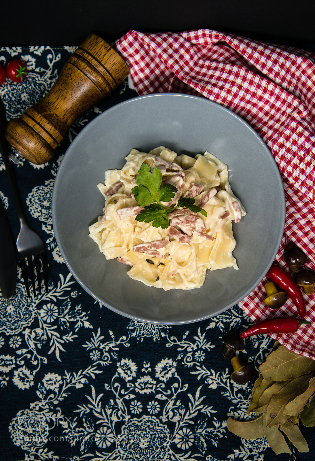 Nikon D800 sample photo. Tasty carbonara pasta on photography