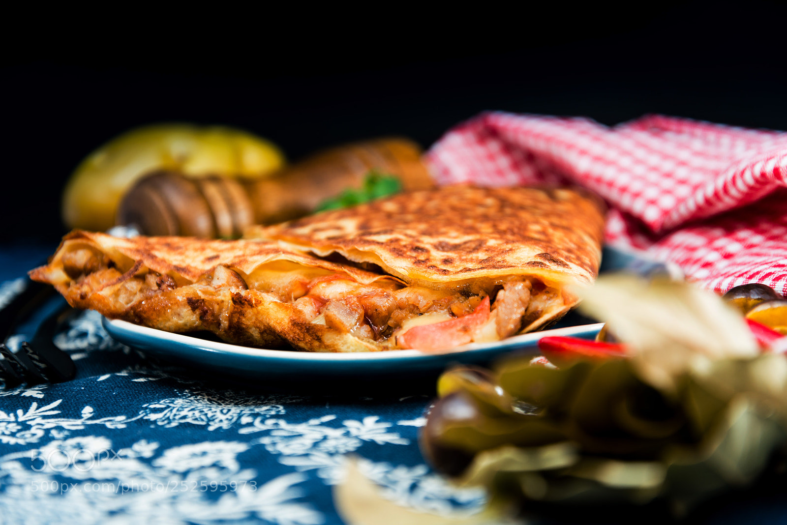 Nikon D800 sample photo. Homemade french buckwheat galette photography