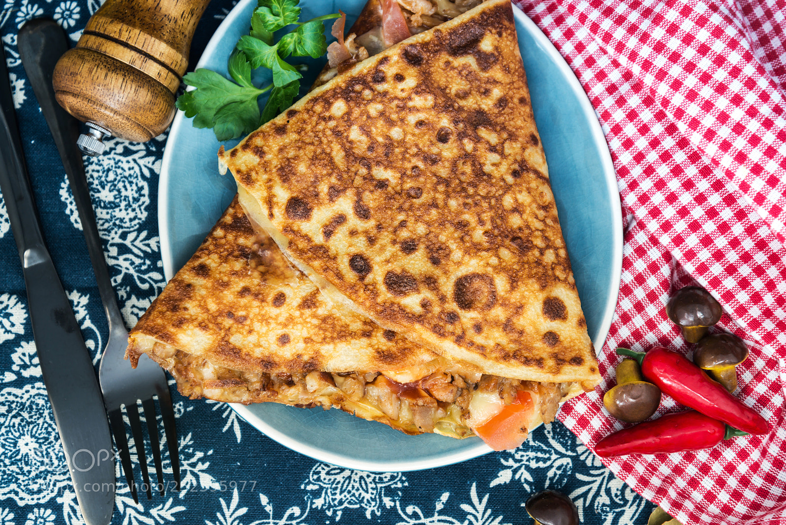 Nikon D800 sample photo. Homemade french buckwheat galette photography